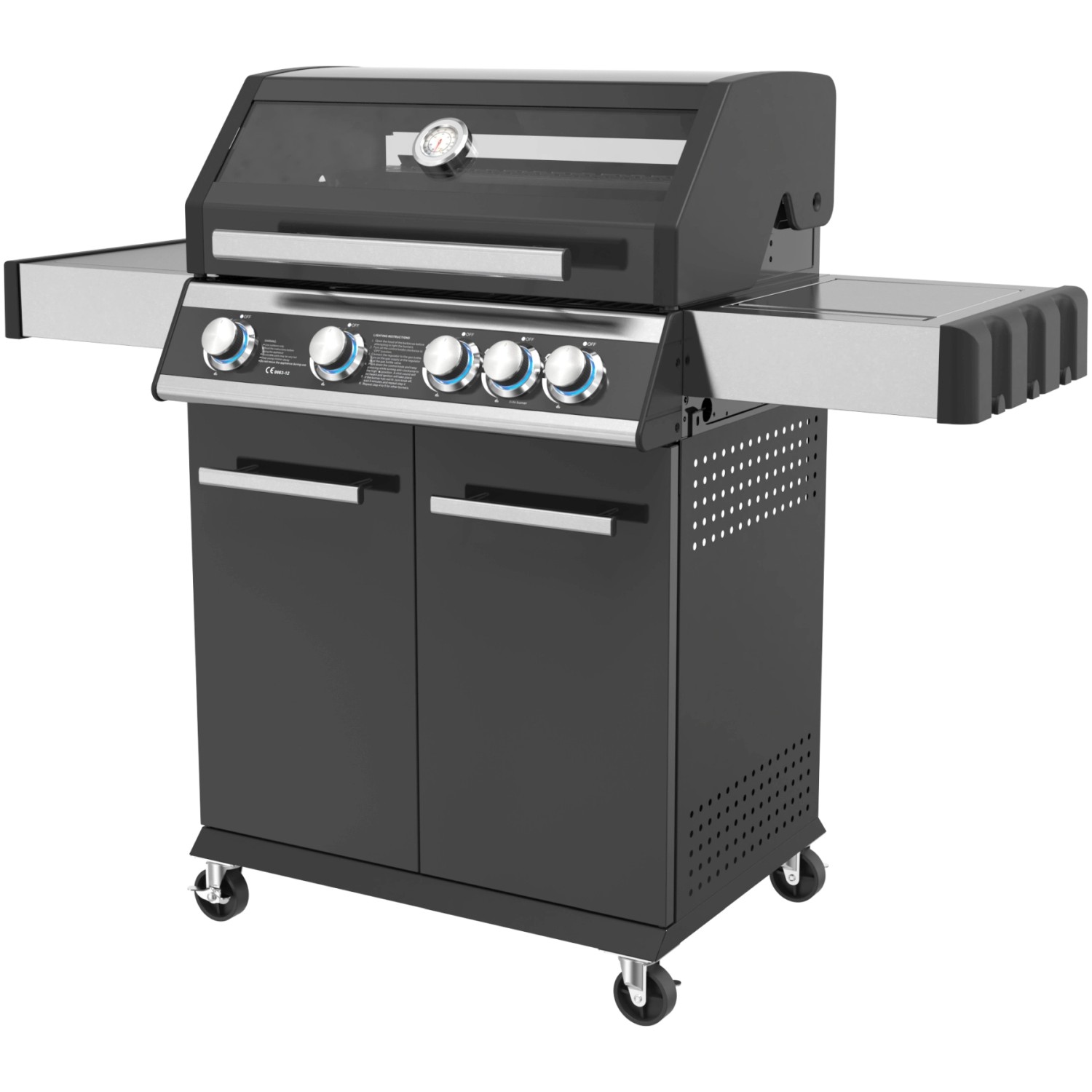 El Fuego Gasgrill Columbia inkl. Abdeckhaube