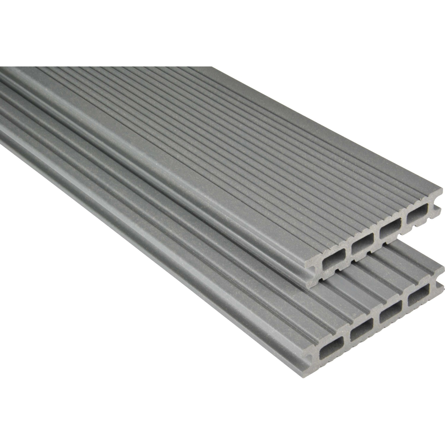 Kovalex WPC Terrassendiele Exklusiv Matt Braun 2,6 cm x 14,5 cm x 400 cm