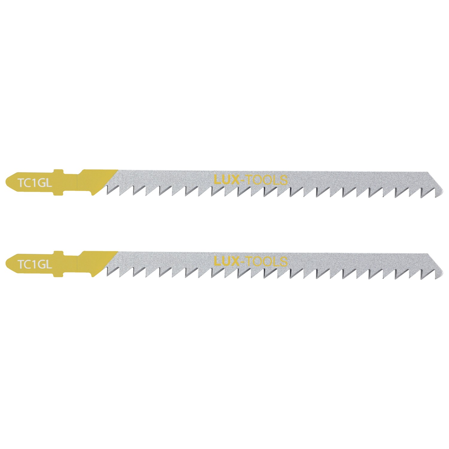 LUX Stichsägeblätter Holz lang konisch geschliffen T-Schaft 2 Stück