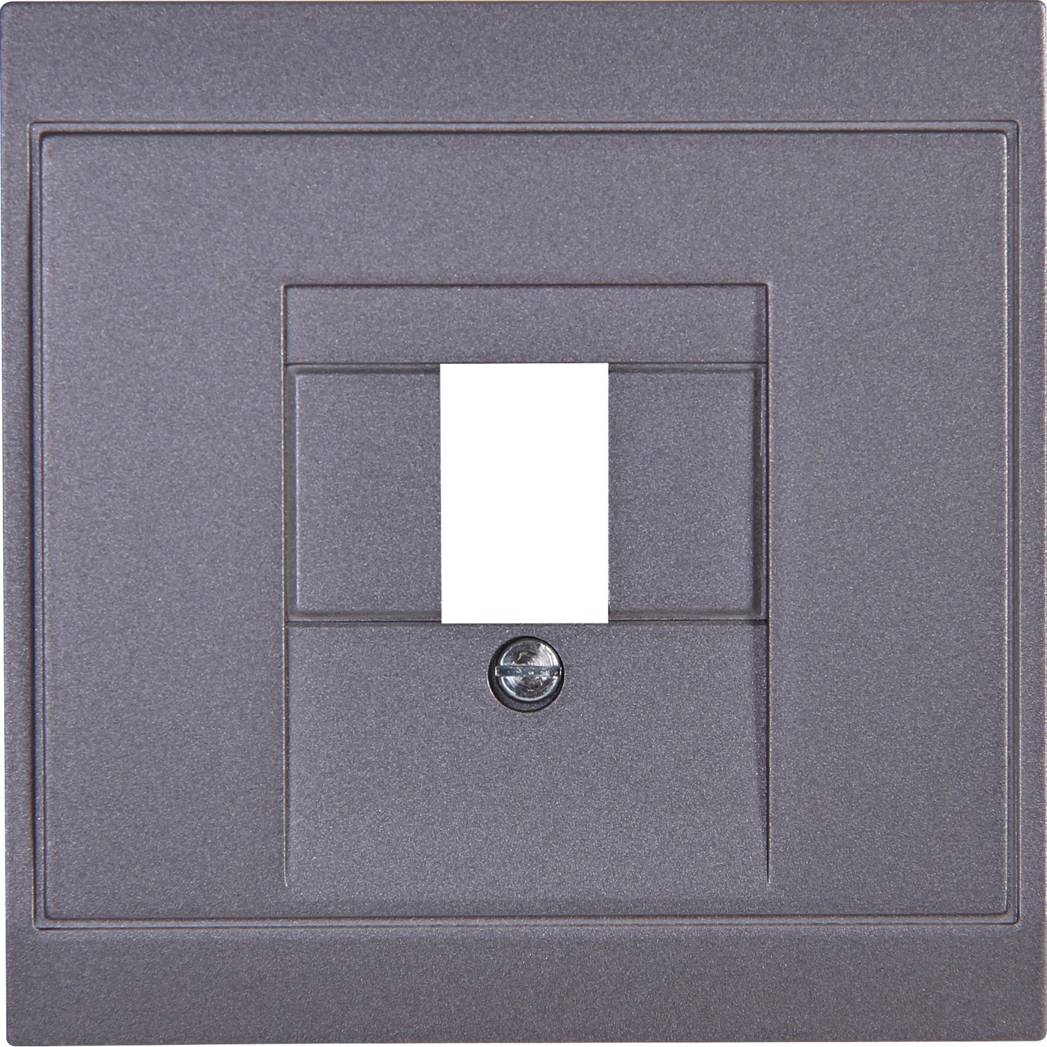 Kopp TDO-Abdeckung Malta für TDO-Telefon-Anschlussdose Anthrazit