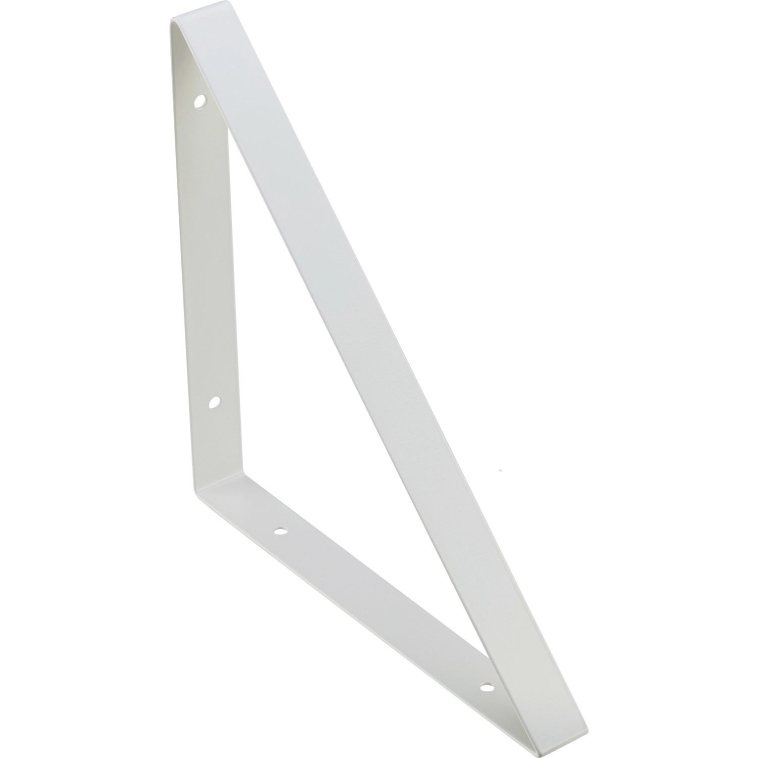 Konsole Triangel 27,2 cm x 27,2 cm Weiß Matt