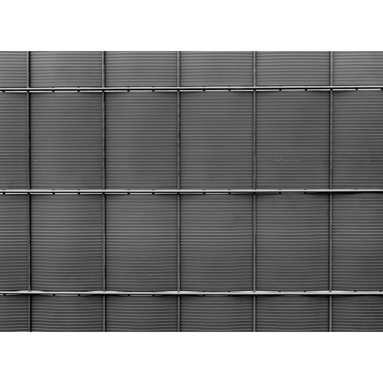 PVC-Sichtschutzstreifen auf Rolle Anthrazit 24 cm x 201,5 cm 4er Pack