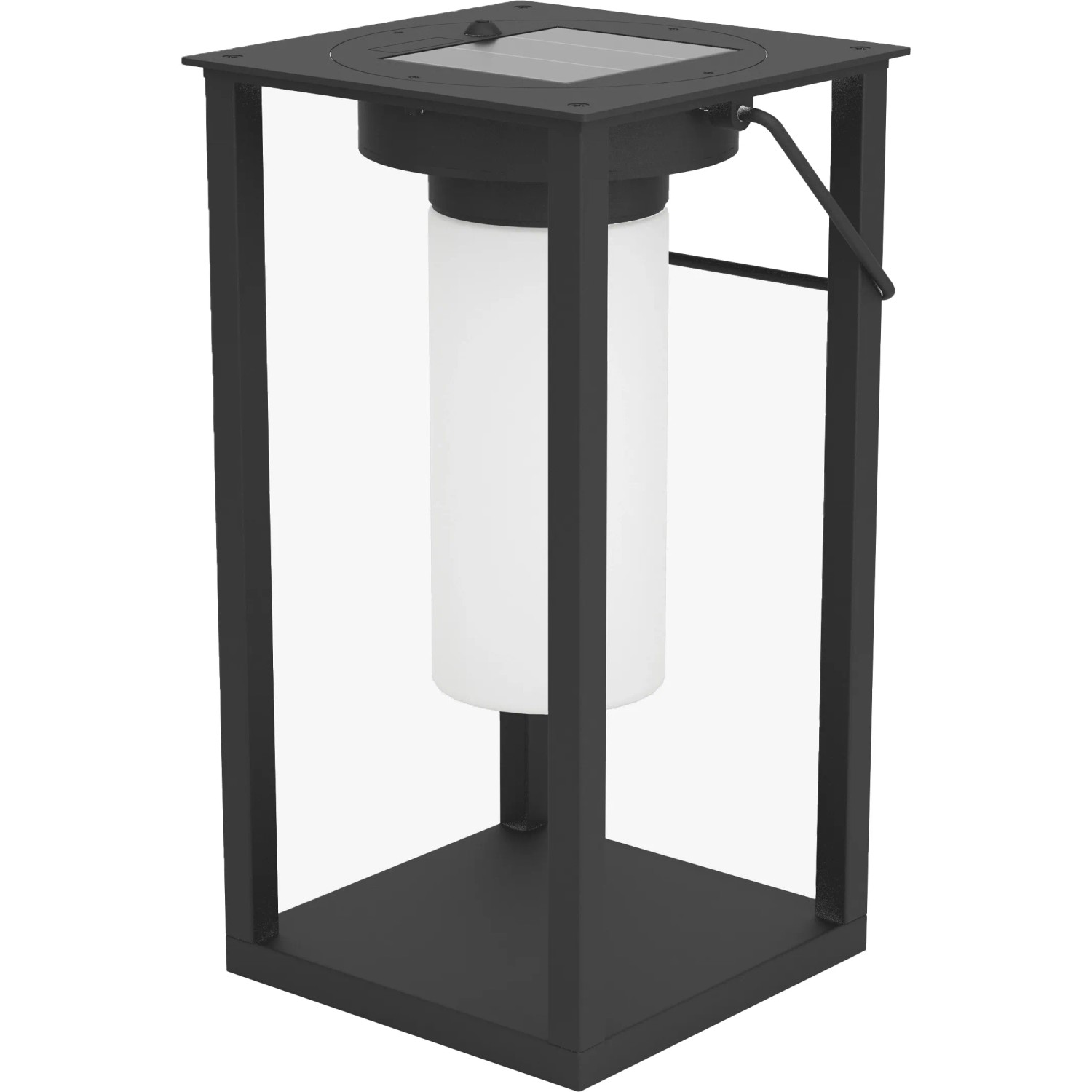 Eglo Solar LED-Laterne Usigni Schwarz-Weiß