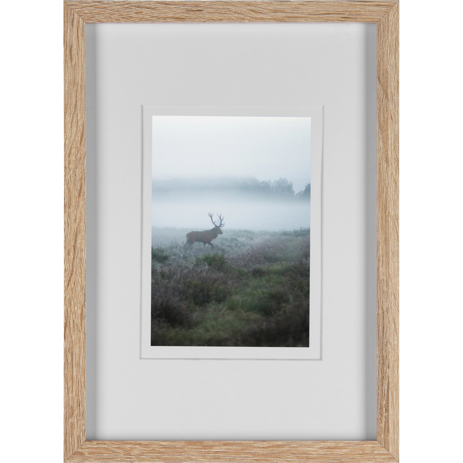 MDF-Bilderrahmen Breit Eiche Gekälkt 21 cm x 29,7 cm