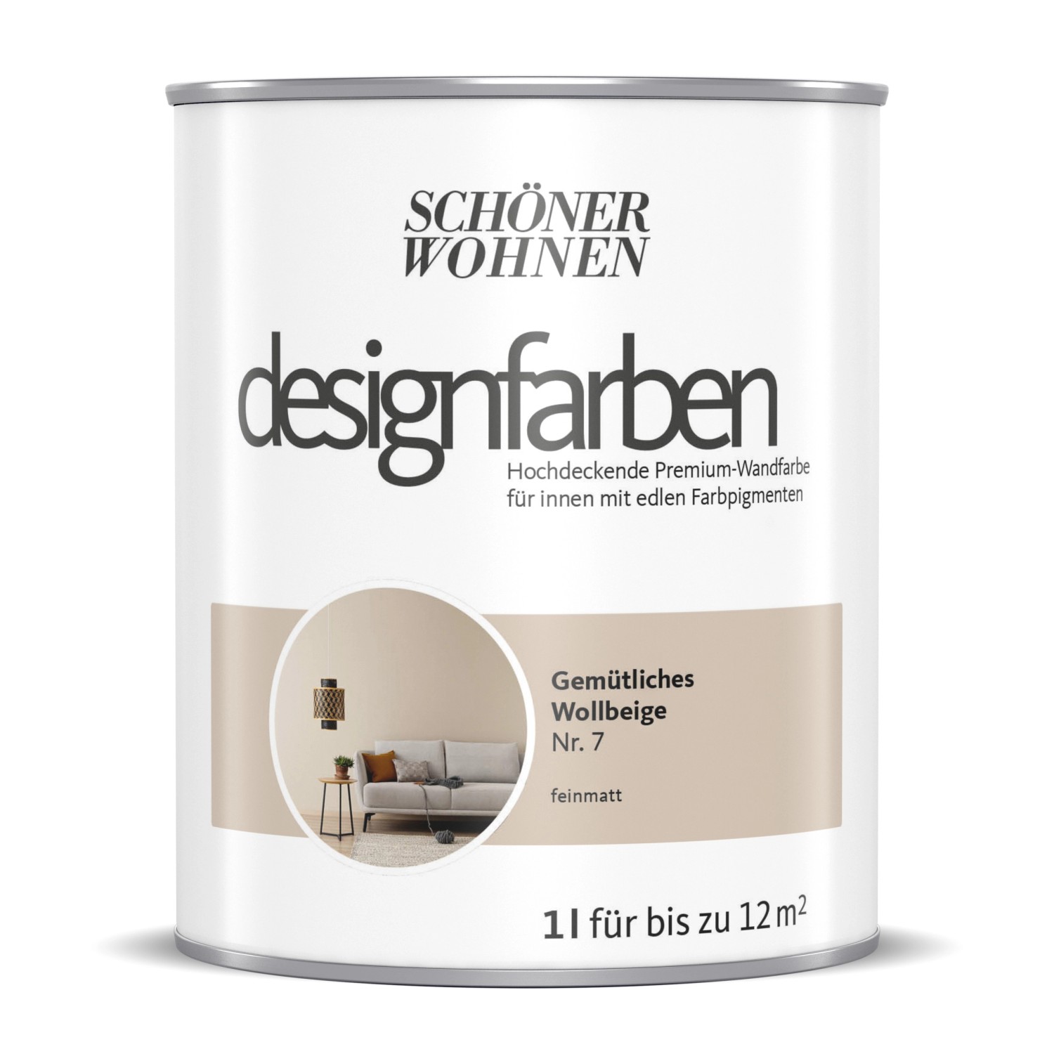 Schöner Wohnen Designfarben Gemütliches Wollbeige 1 l