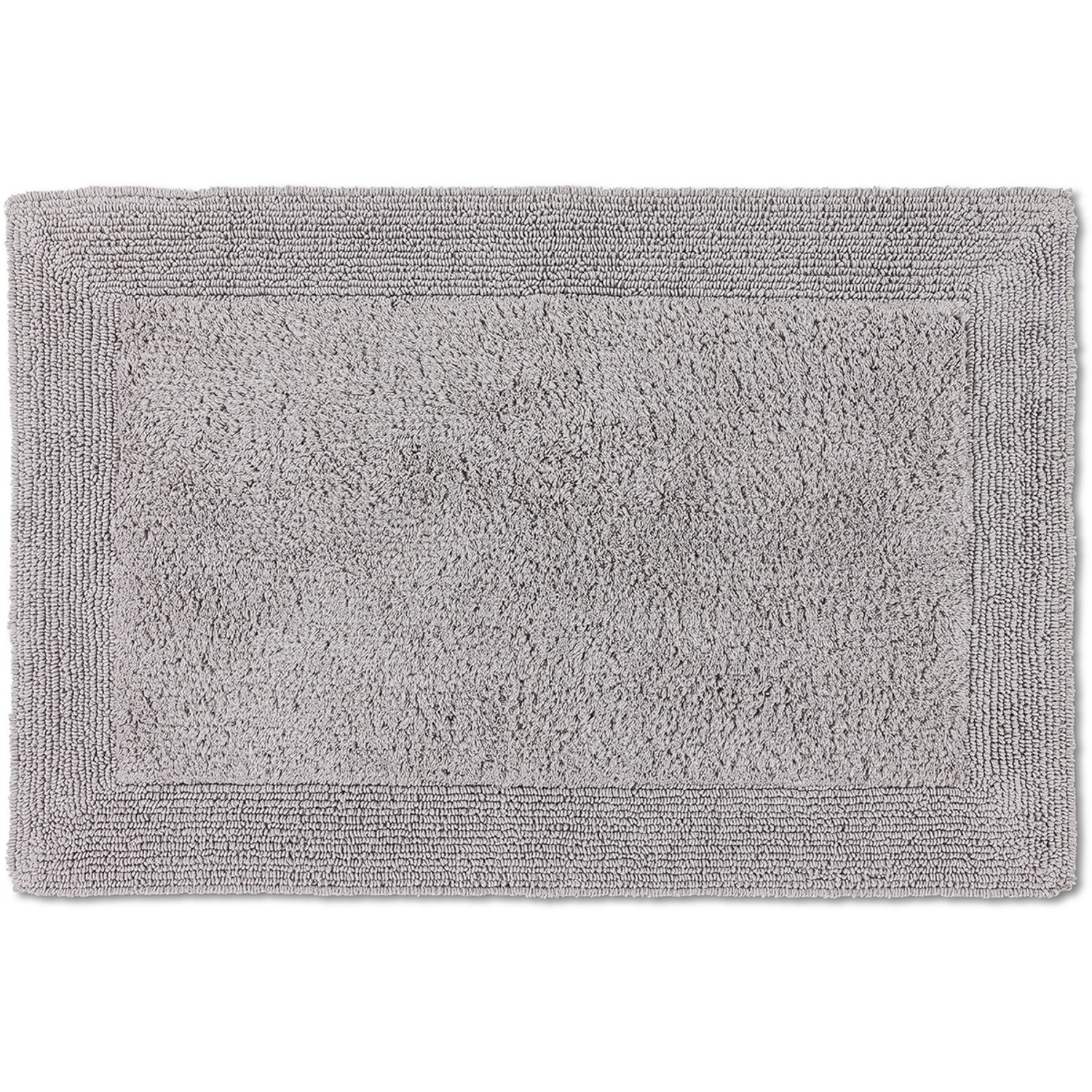 Schöner Wohnen Badmatte Bahamas 60 cm x 90 cm Bordüre Hellgrau