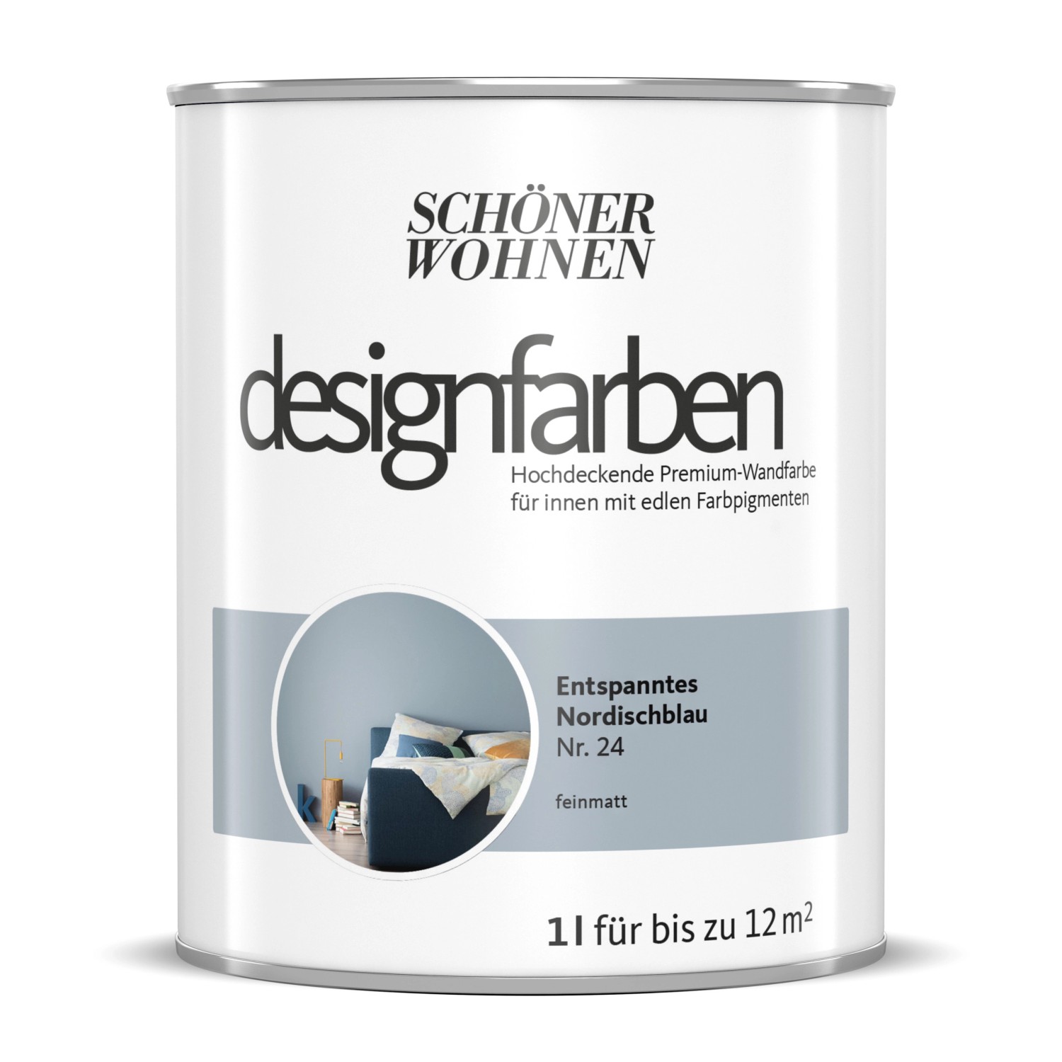 Schöner Wohnen Designfarben Entspanntes Nordischblau 1 l