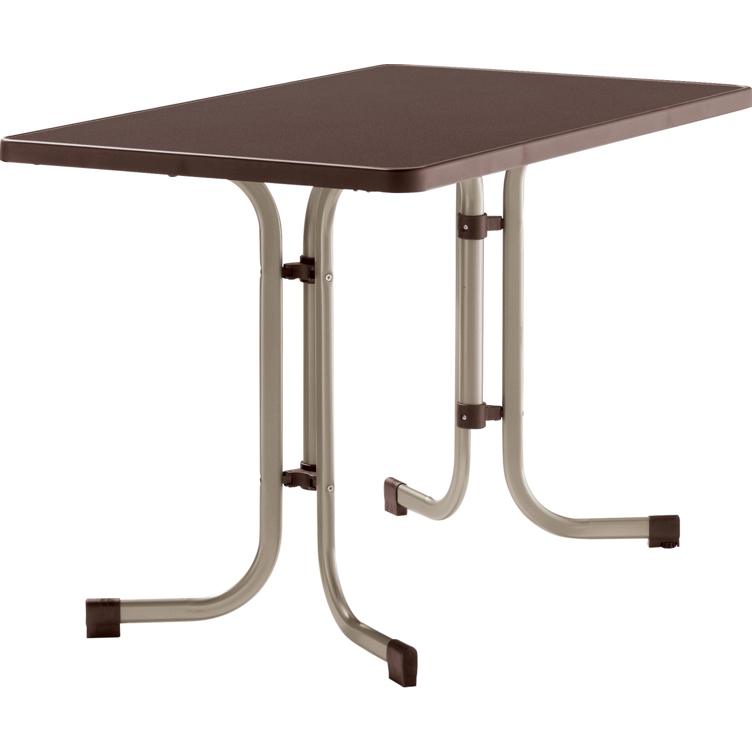 Sieger Klapptisch Rechteckig Champagner 70 cm x 115 cm