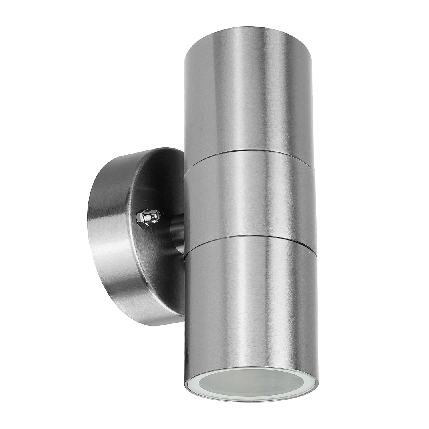 E2 Elektro Wandleuchte Electra Up-Down GU10 Edelstahl 16,2 cm x 8,5 cm x 9,2 cm