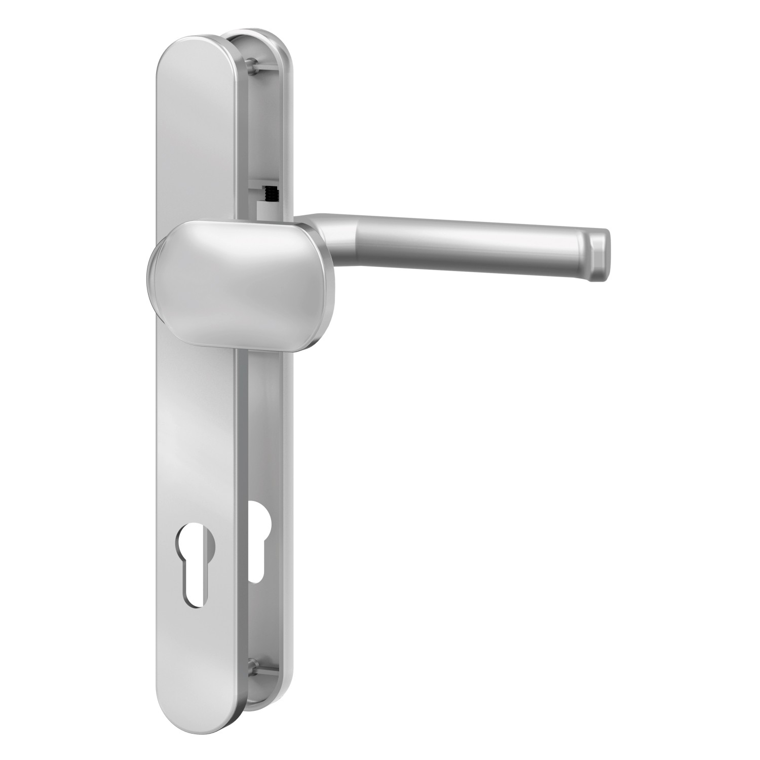 Garnitur für Holz-Mehrzwecktüren & Kunststofftüren 92 mm PZ Drücker/Knauf Titan