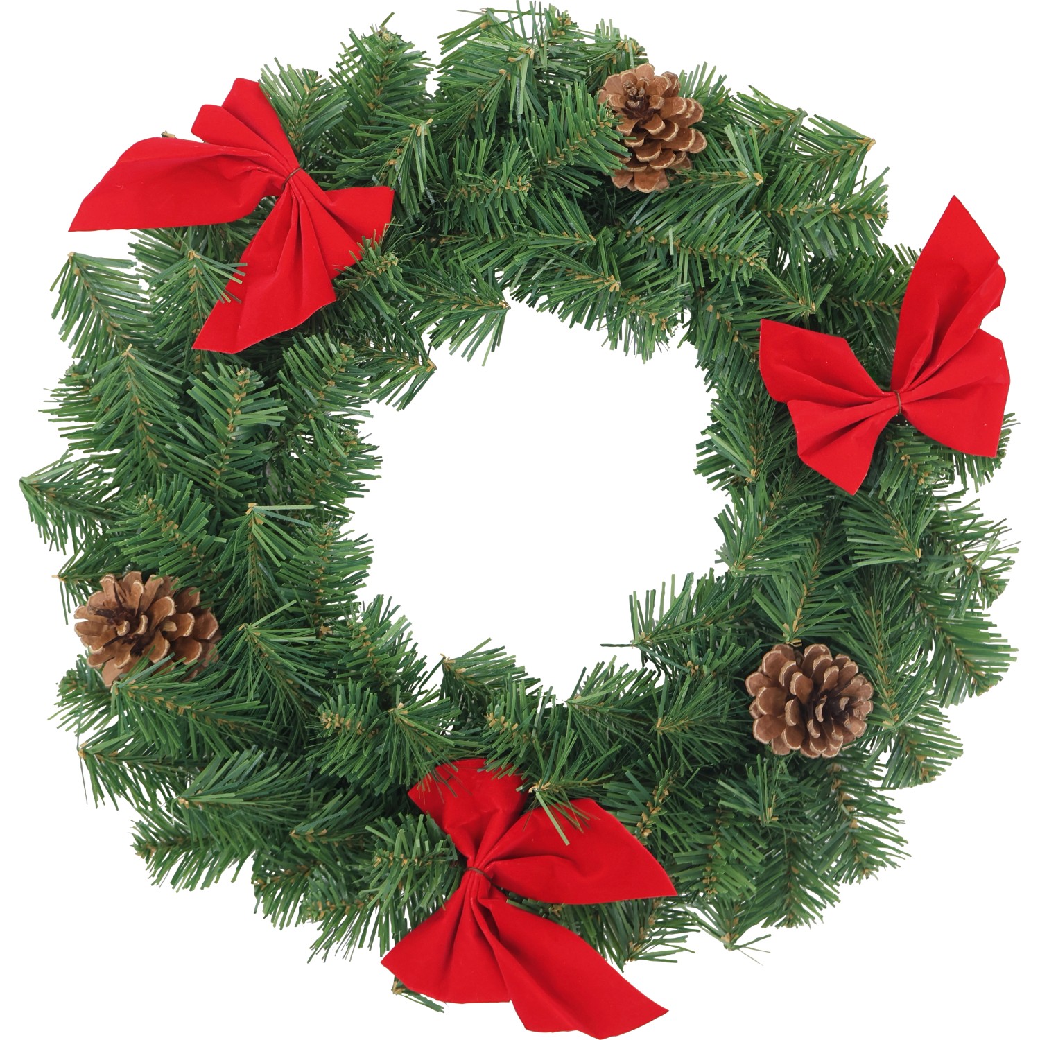 Kranz Ø 45 cm Dekoriert PVC Innen