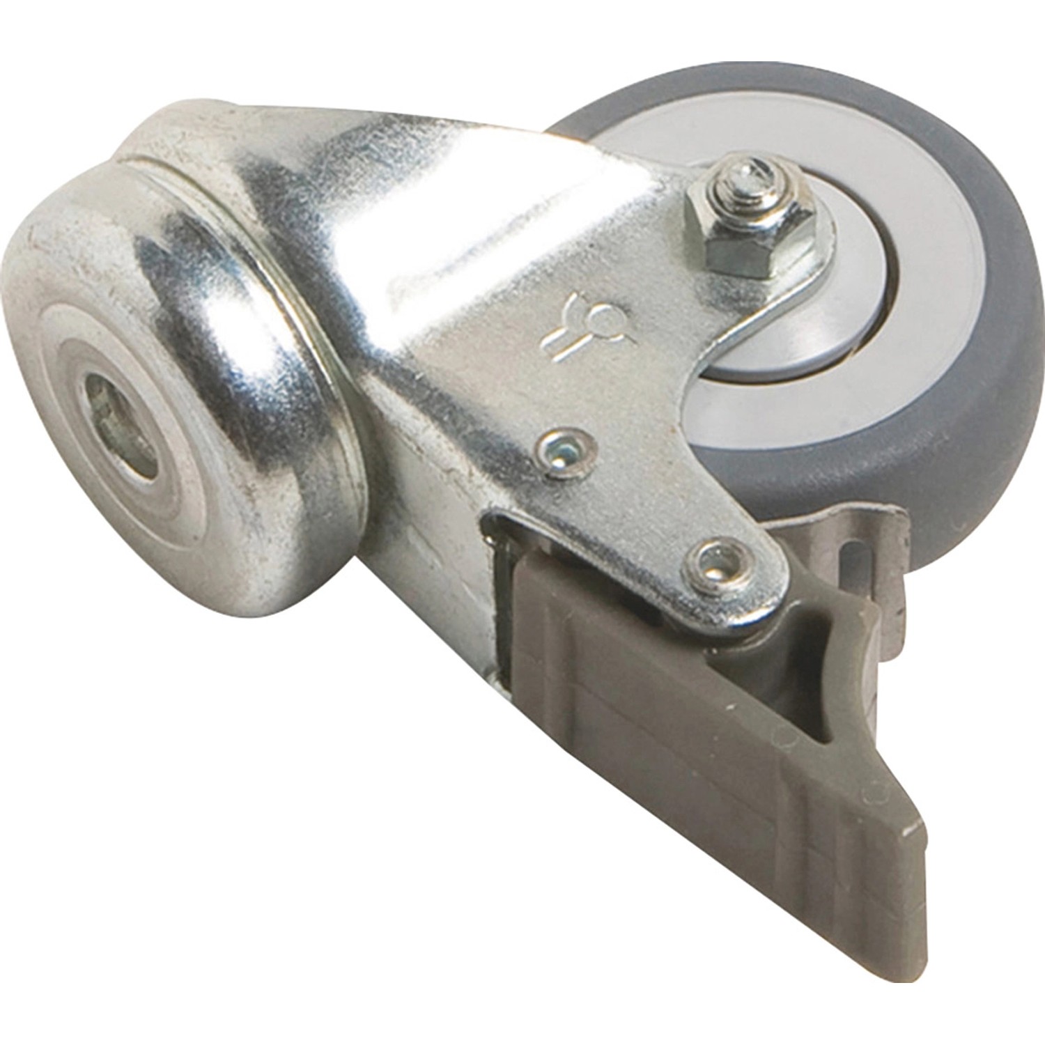 App.-Lenkrolle mit Rückenloch, Feststeller und Kugellager Ø 50 mm 45 kg