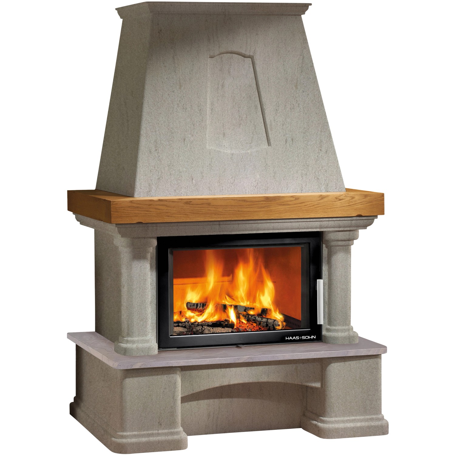 Kaminofen Leichtbeton Creme 8 kW