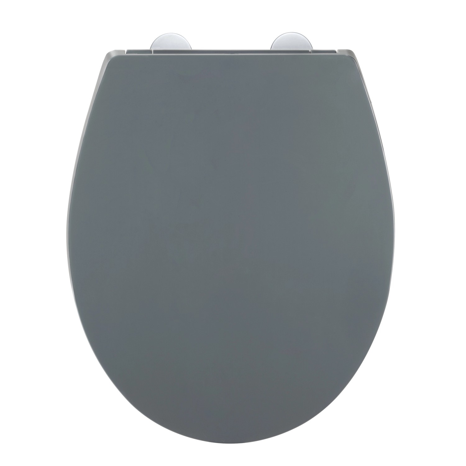 Wenko WC-Sitz Ostuni Easy Close aus Thermoplast Grau