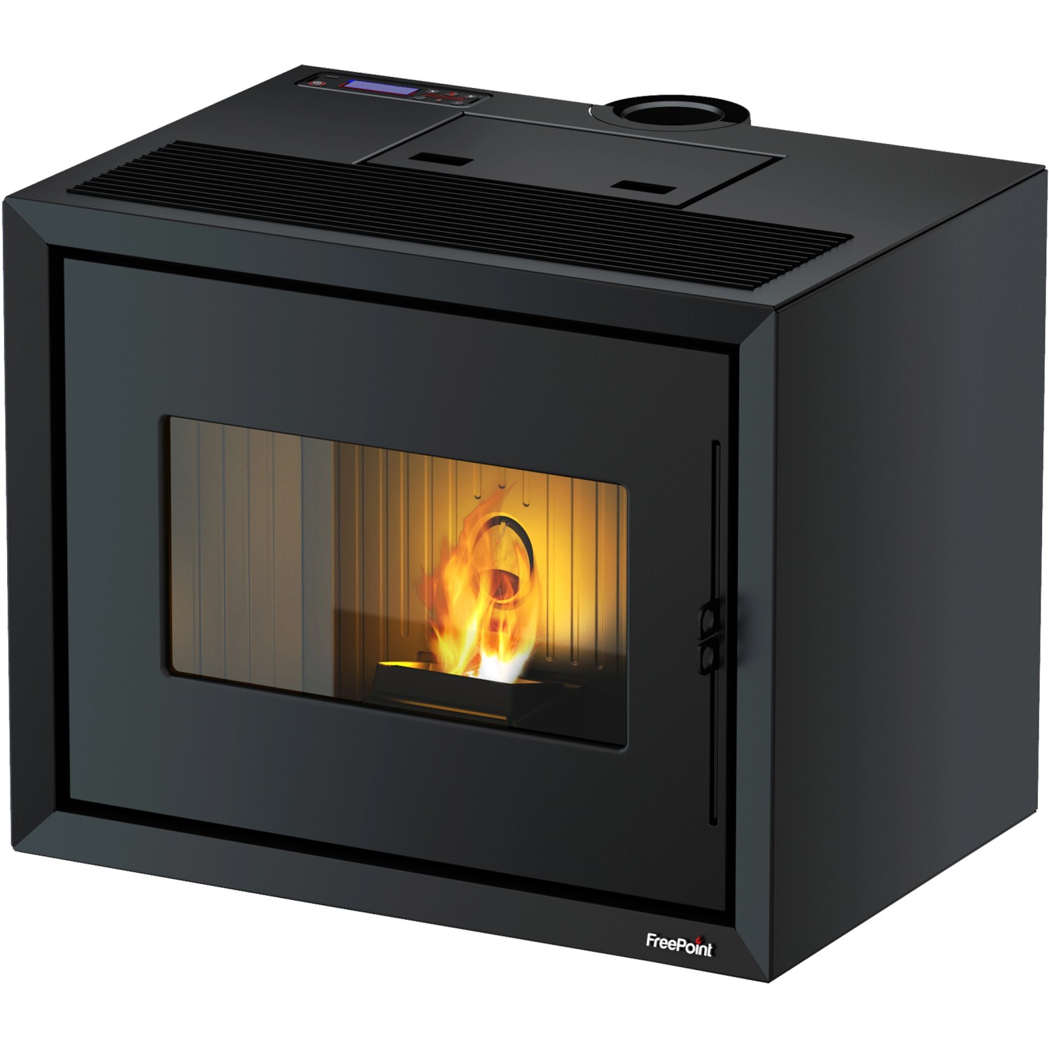 Freepoint Pelletofen Modo FreePoint Pelletofen Modo Stahl Schwarz 9,3 kW