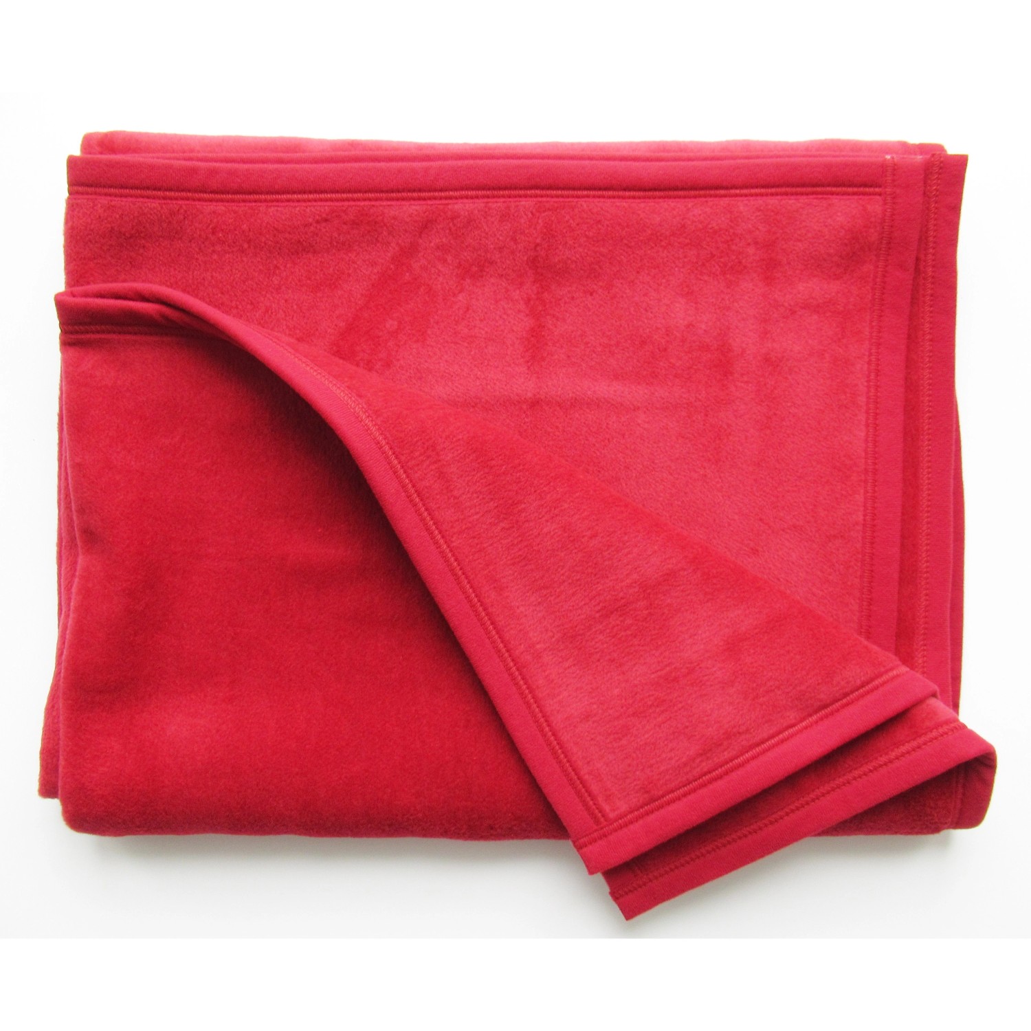 Heim Kuscheldecke 150 x 200 cm Rot waschbar