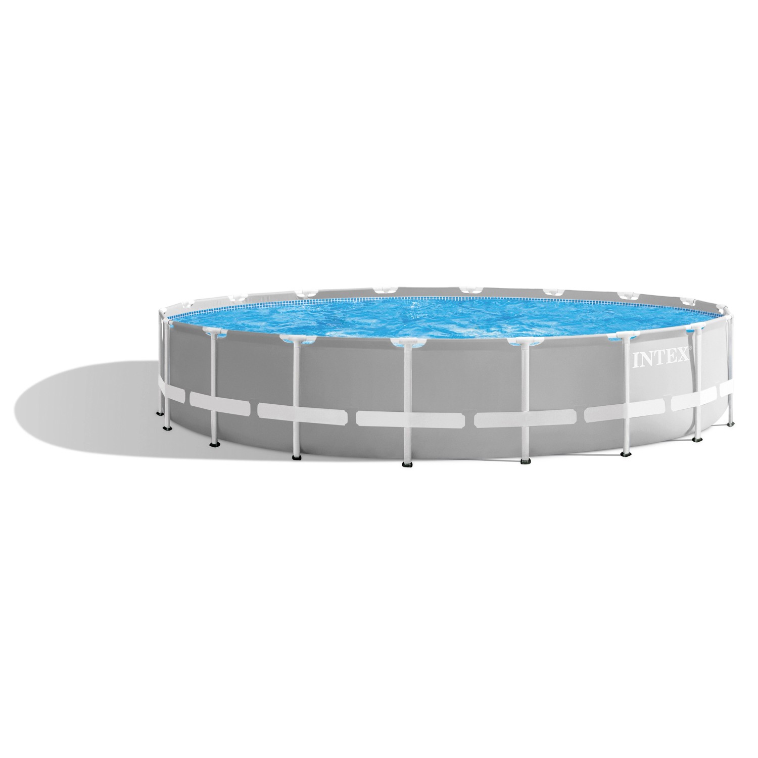 Intex Frame Pool-Set Prism Rondo Ø 549 cm x 122 cm Grau