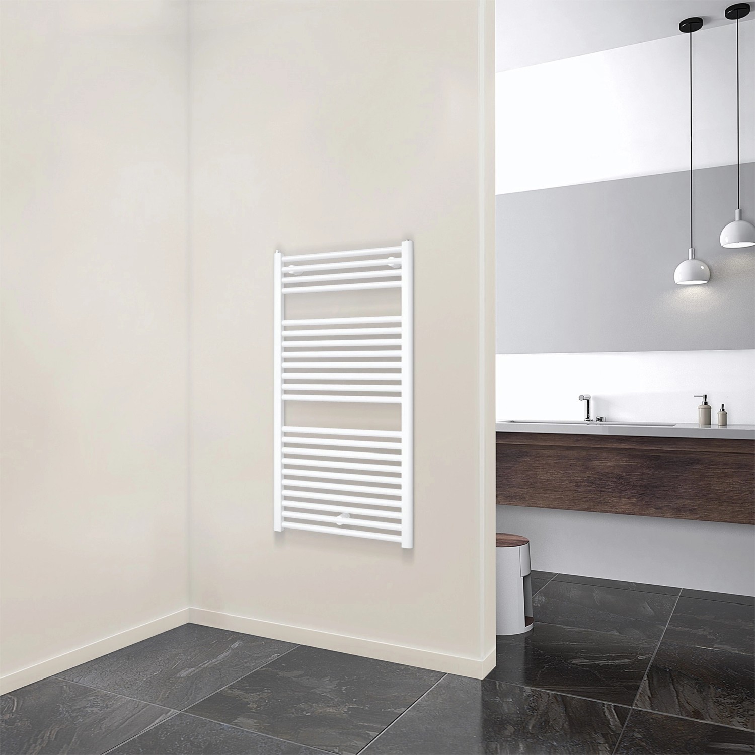 Schulte ExpressPlus Design-Heizkörper München Anschluss unten 1.129 W