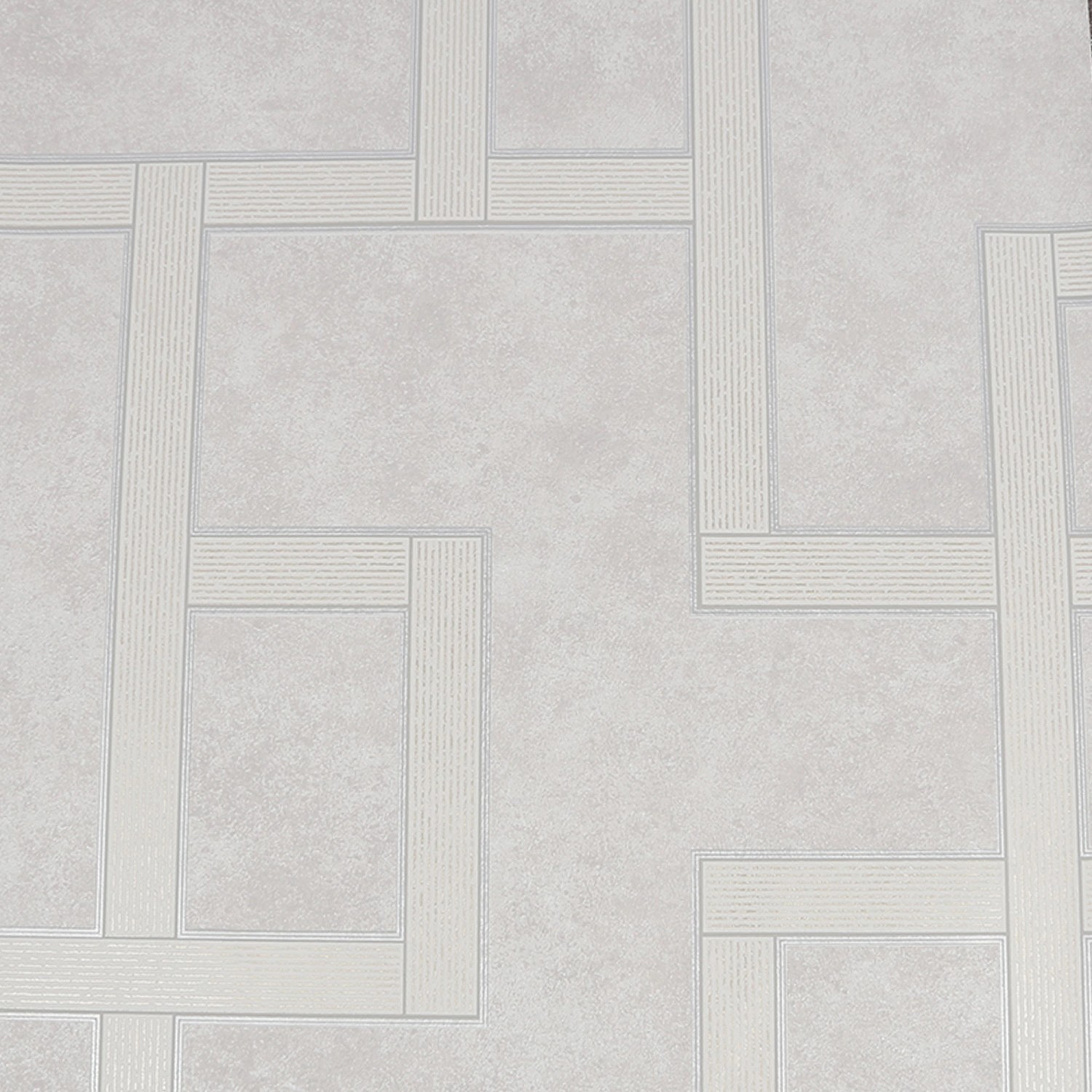 Boutique Vliestapete Gilded Greek Key Pearl 10,05 x 0,52 m