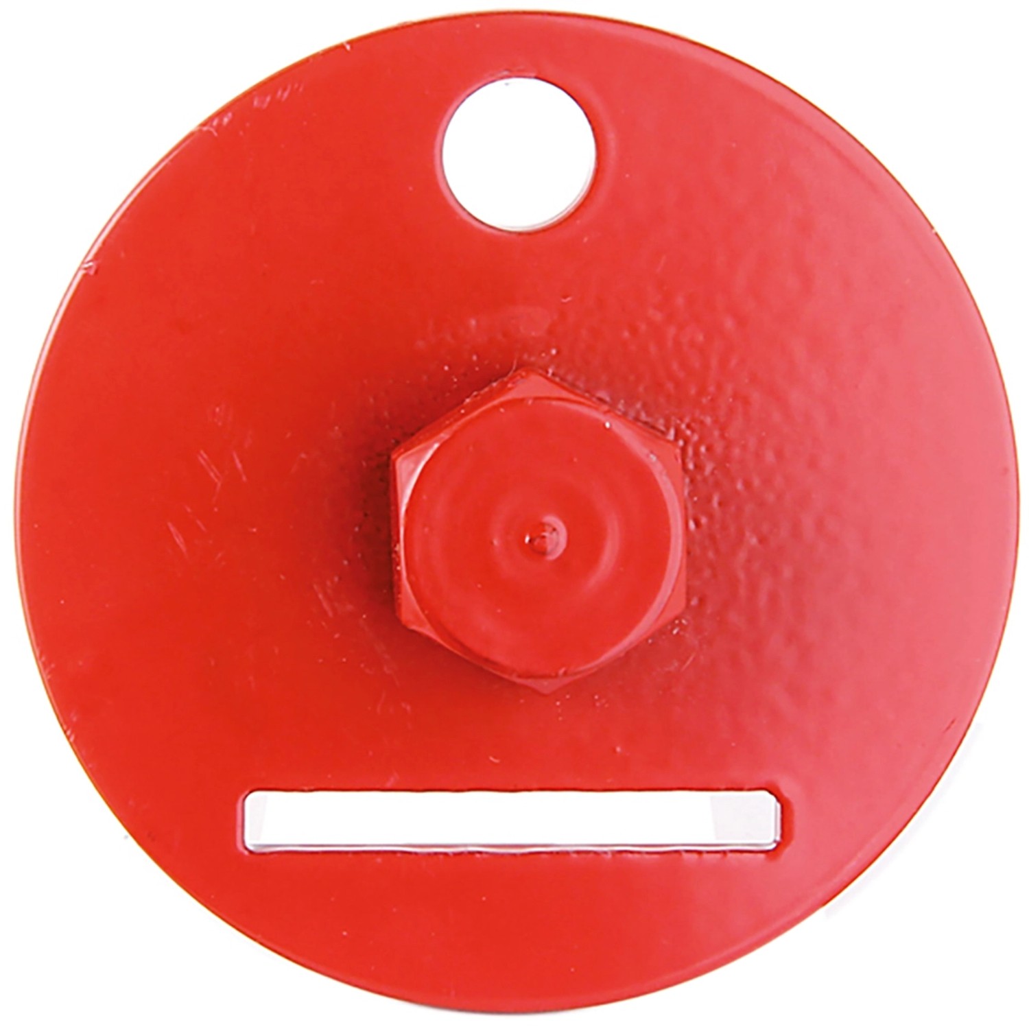 Einschraub-Werkzeug für Flechtzaunhalter Zinkphosphatiert Rubinrot Ø 6 cm