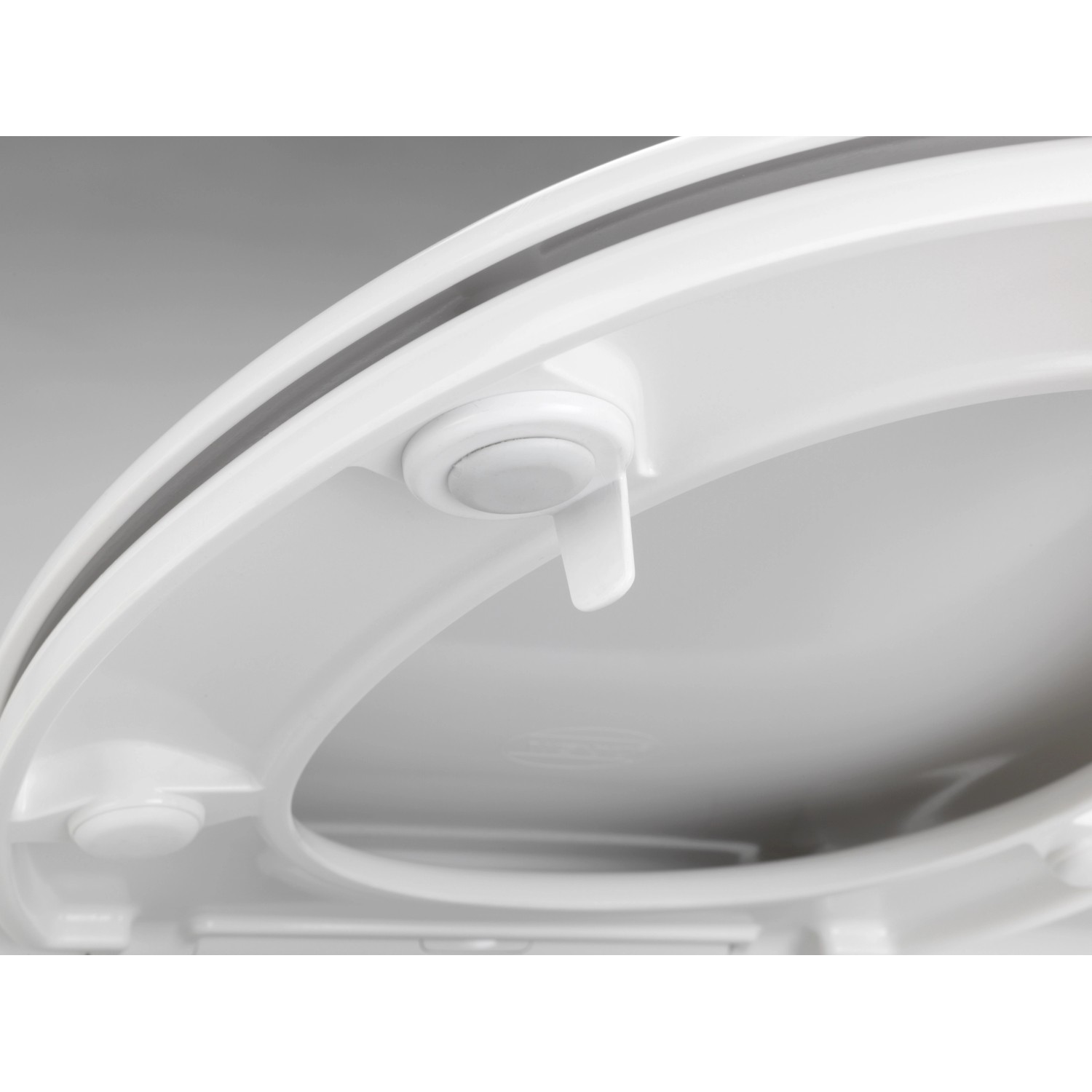 Wenko WC-Sitz Rieti Easy Close aus Duroplast Schwarz