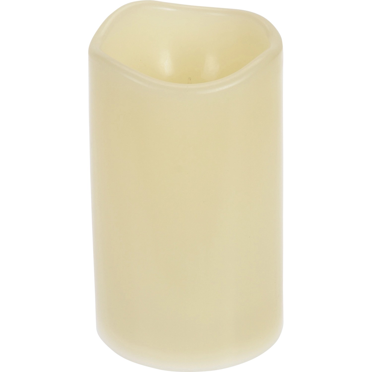 LED Kerze 12,5 cm Elfenbein für innen und außen