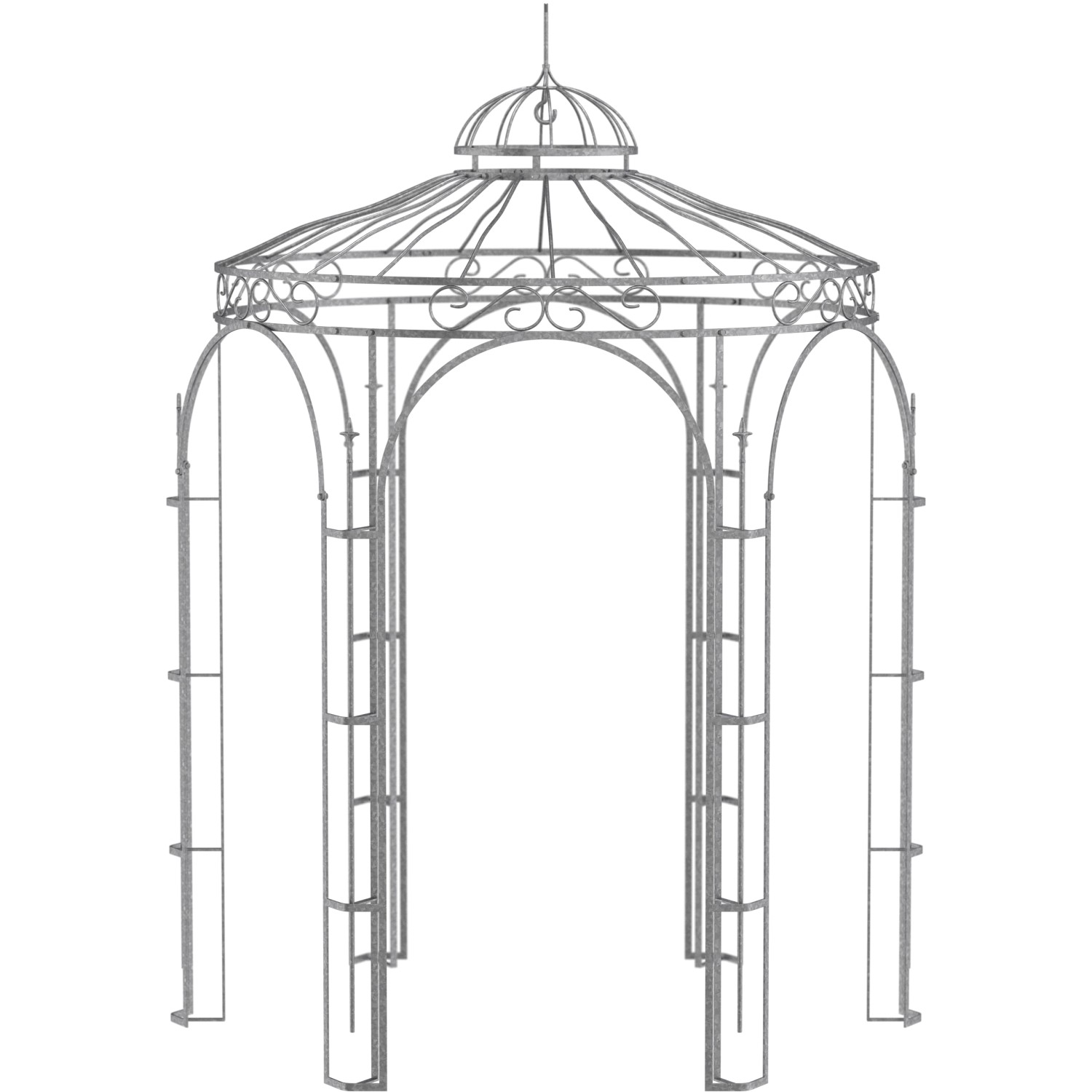 Eleo Pavillon Metall Siena 265 cm x Ø 210 cm Feuerverzinkt
