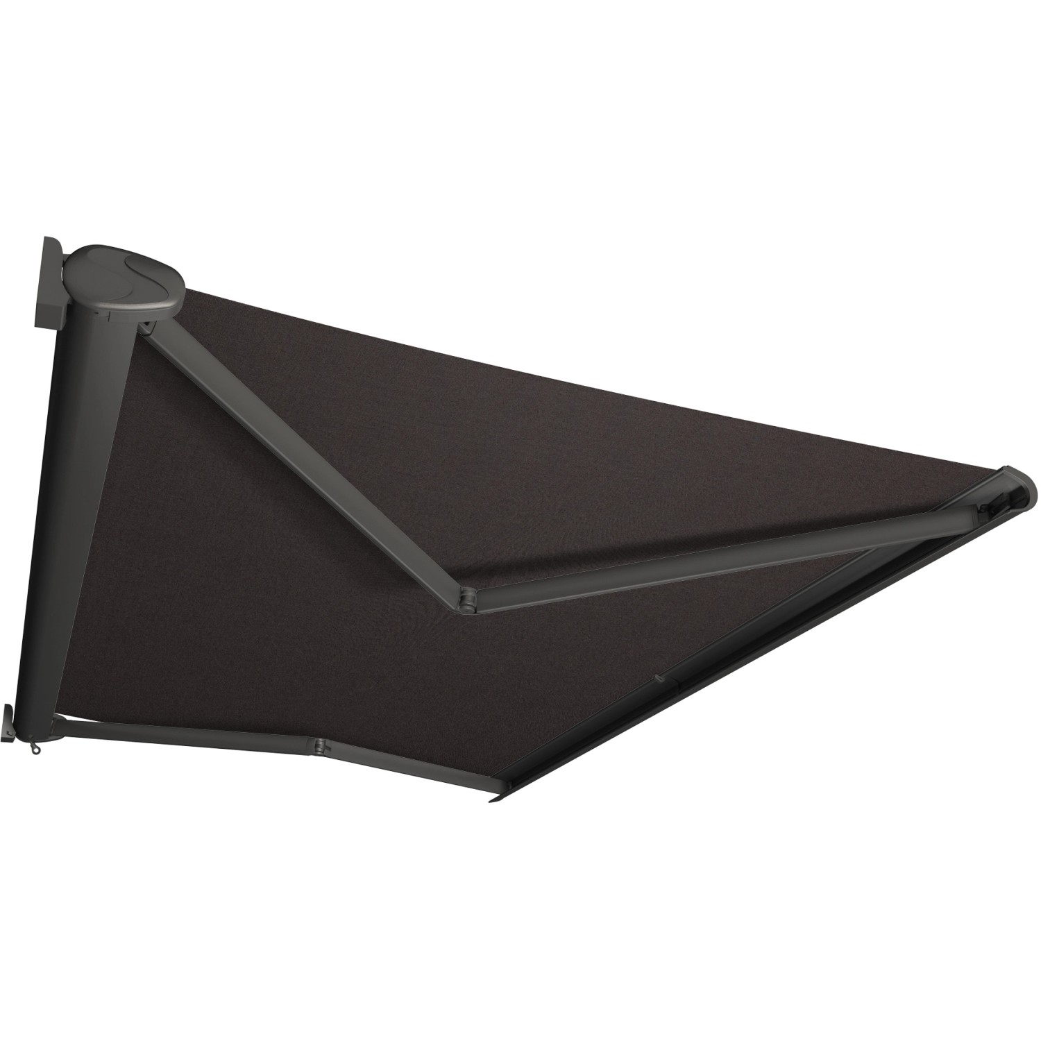 Kassettenmarkise Perform 350 x 250 cm Gestell Anthrazit Tuch Anthrazit