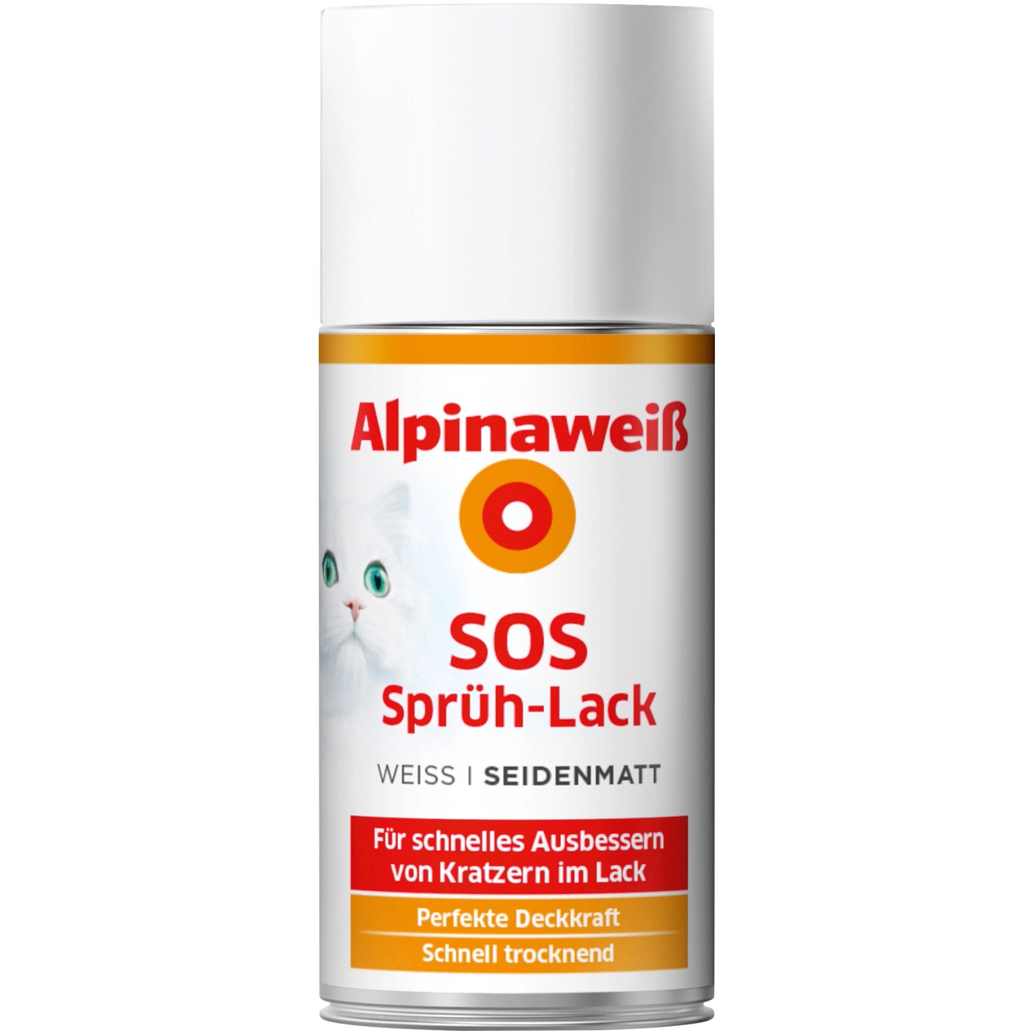 Alpina Alpinaweiß SOS Sprüh-Lack 150 ml seidenmatt