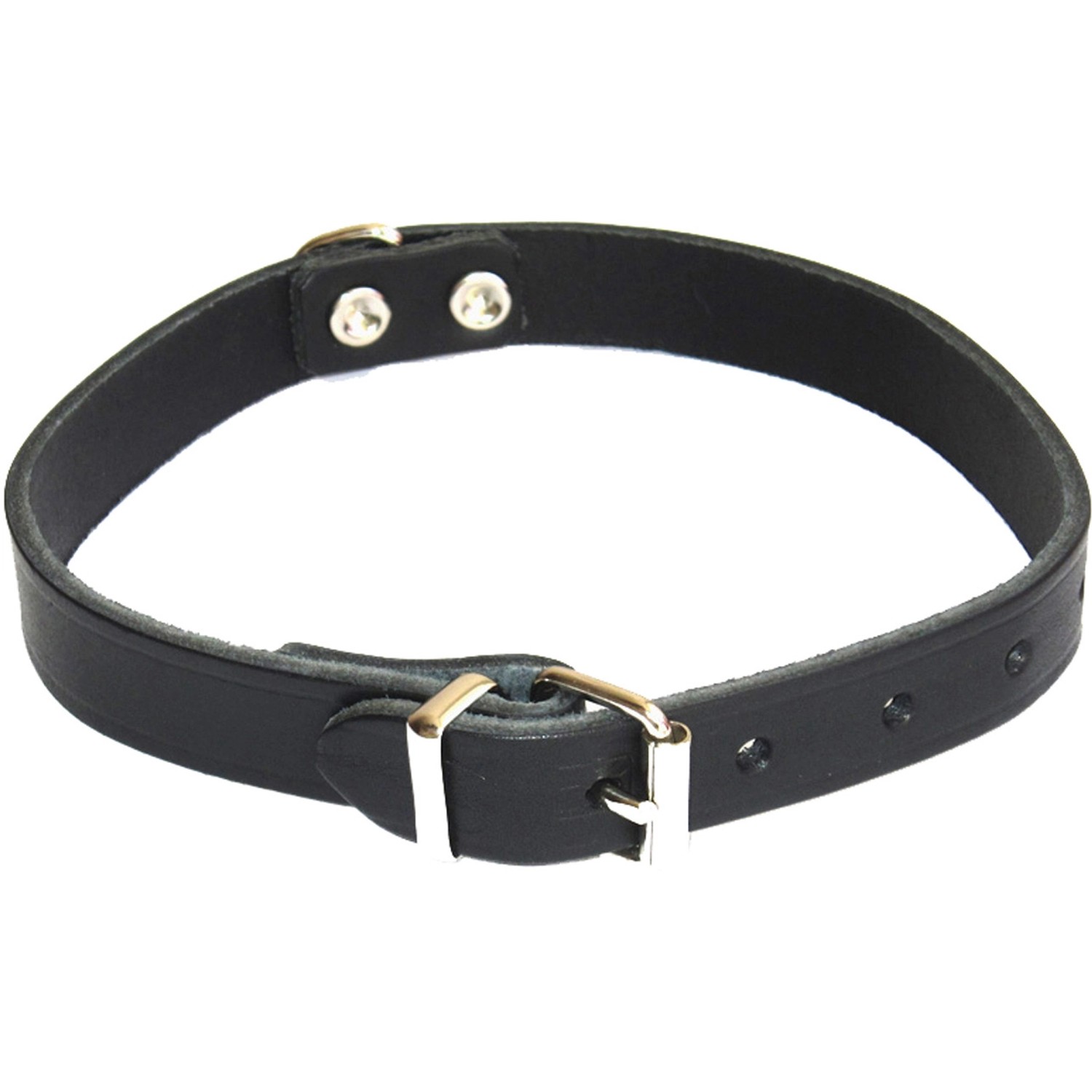 Heim Hundehalsband Softleder Breite 12 mm Länge 32 cm Schwarz