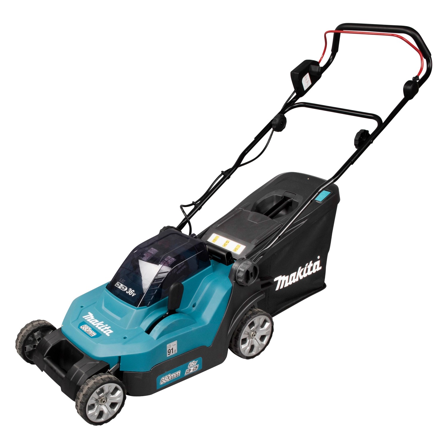 Makita Akku-Rasenmäher DLM382CM2 mit 2x 18 V