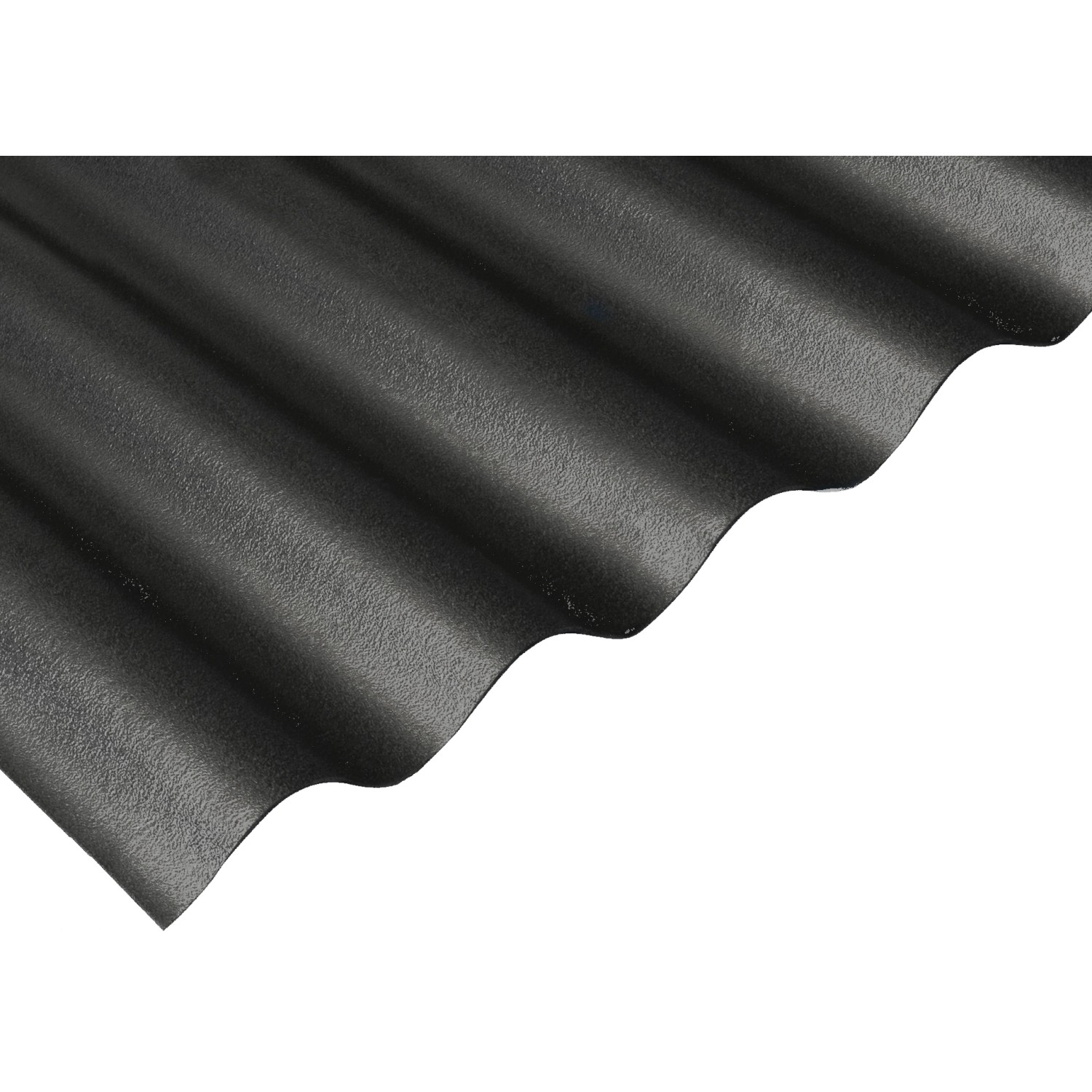 PVC Profilplatte Sinus 76/18 Anthrazit 200 cm x 90 cm