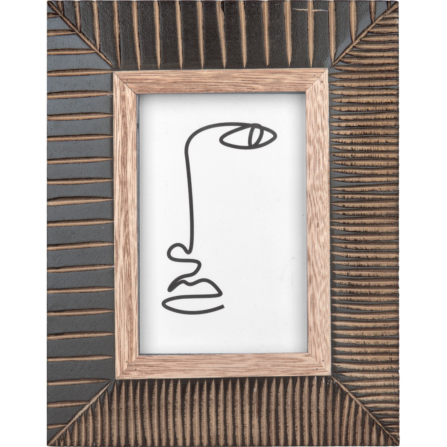 Bilderrahmen Ancient Secrets 10 cm x 15 cm Natur Schwarz