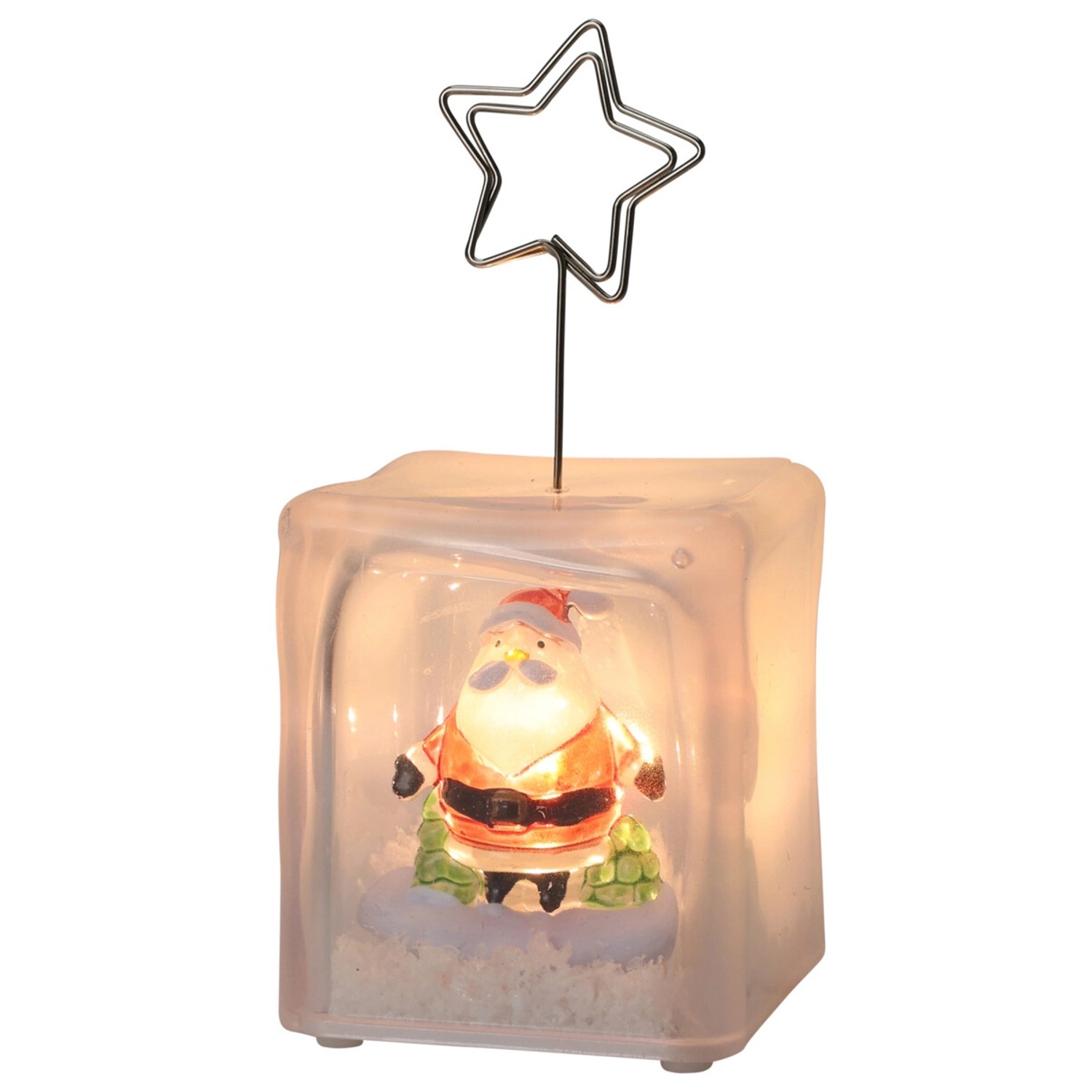 Namenkartenhalter Eiswürfel 4-fach Sortiert 5,4 cm x 5,4 cm x 11,5 cm