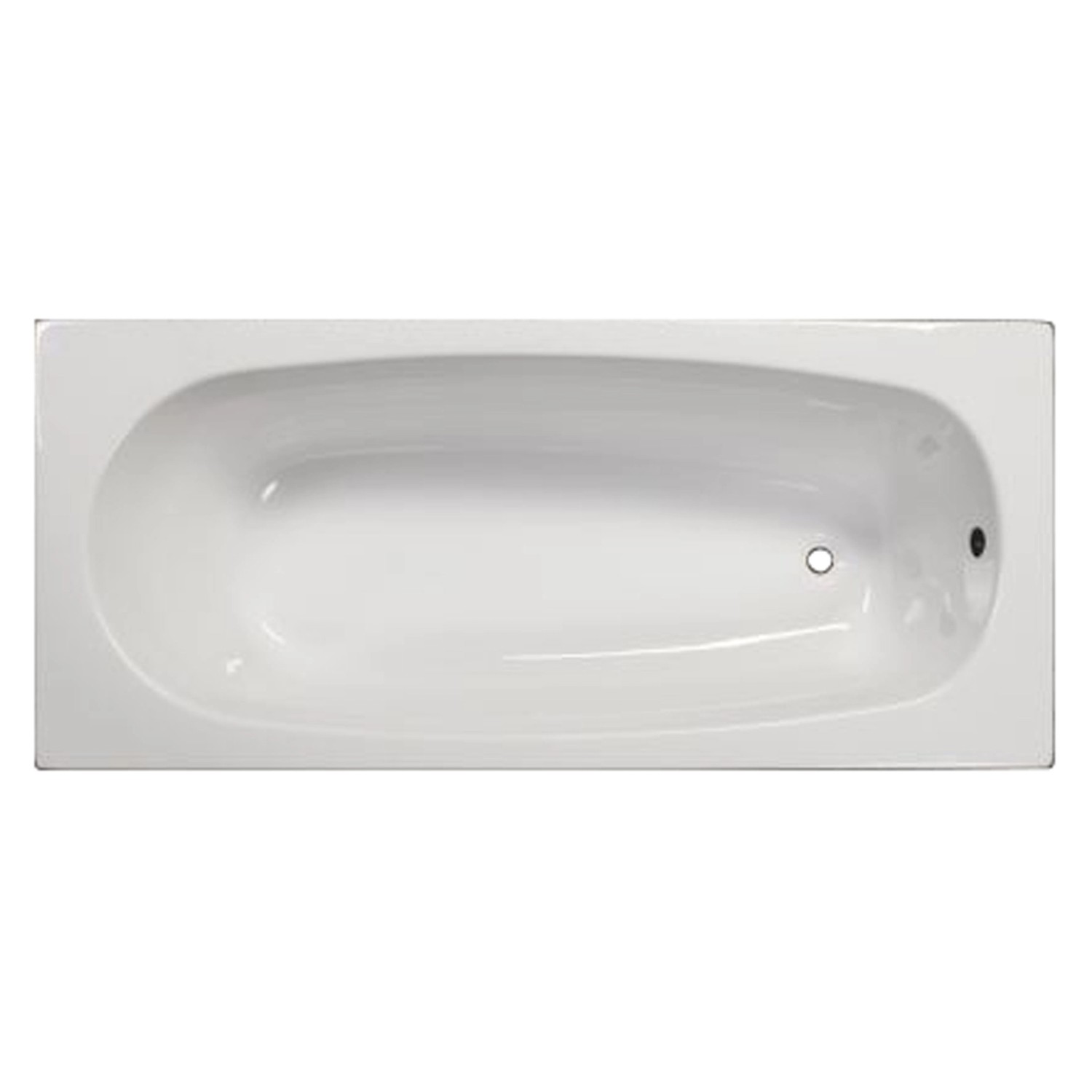 Sanoacryl Badewanne Linea 160 cm x 70 cm Weiß