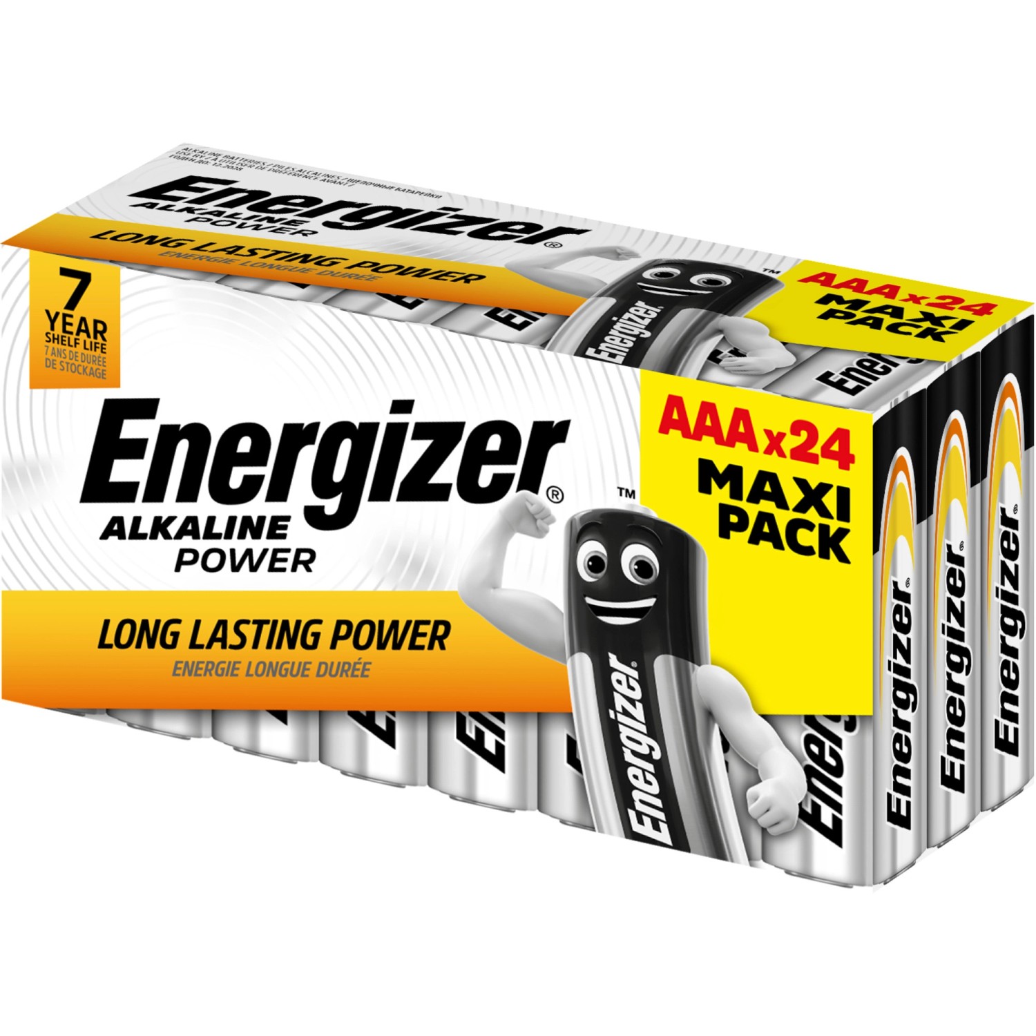 Energizer Batterie Alkaline Power Micro AAA 24 Stück Paper Box