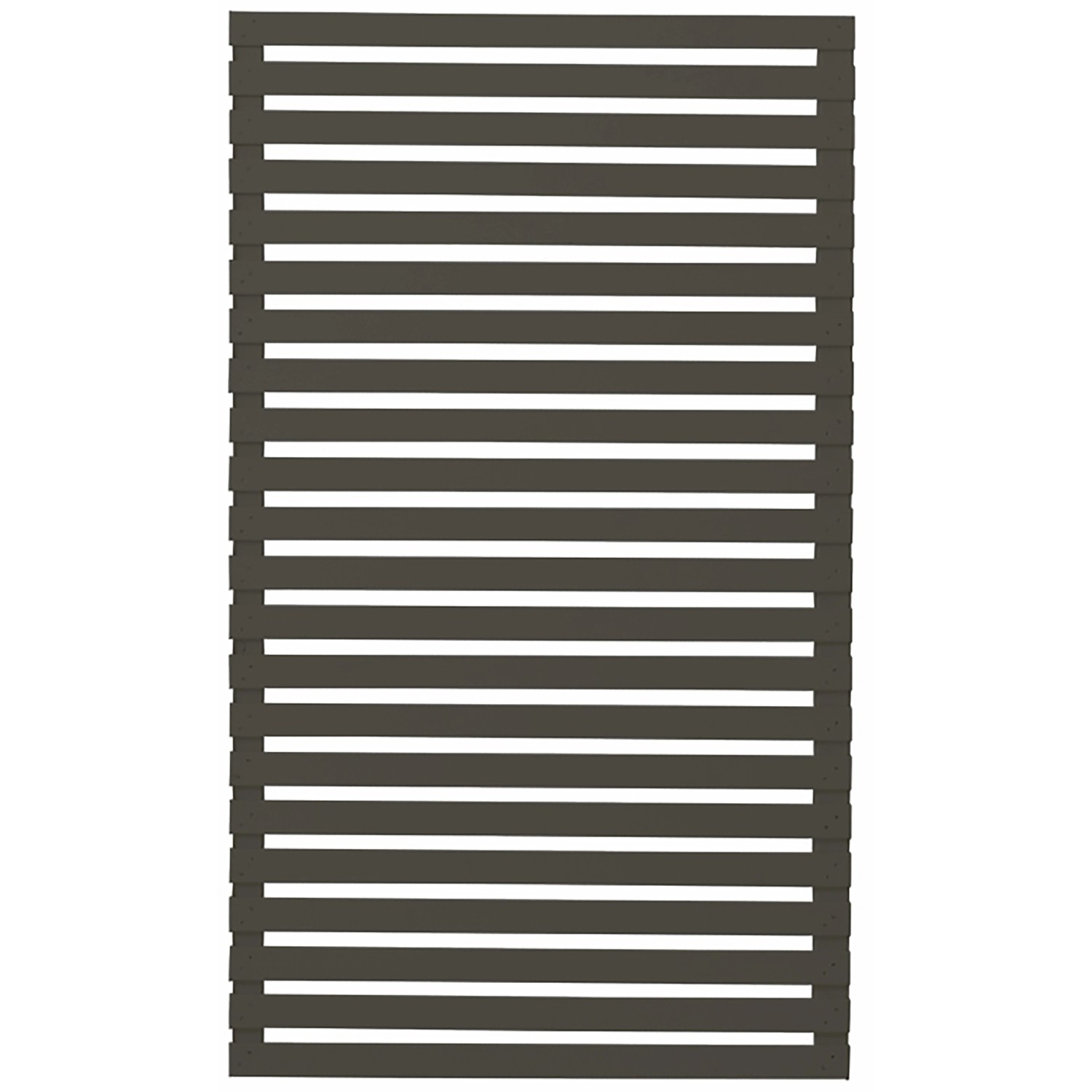 Plus Holz SichtschutzzaunTokyo Nadelholz Umbragrau 83 cm x 140 cm