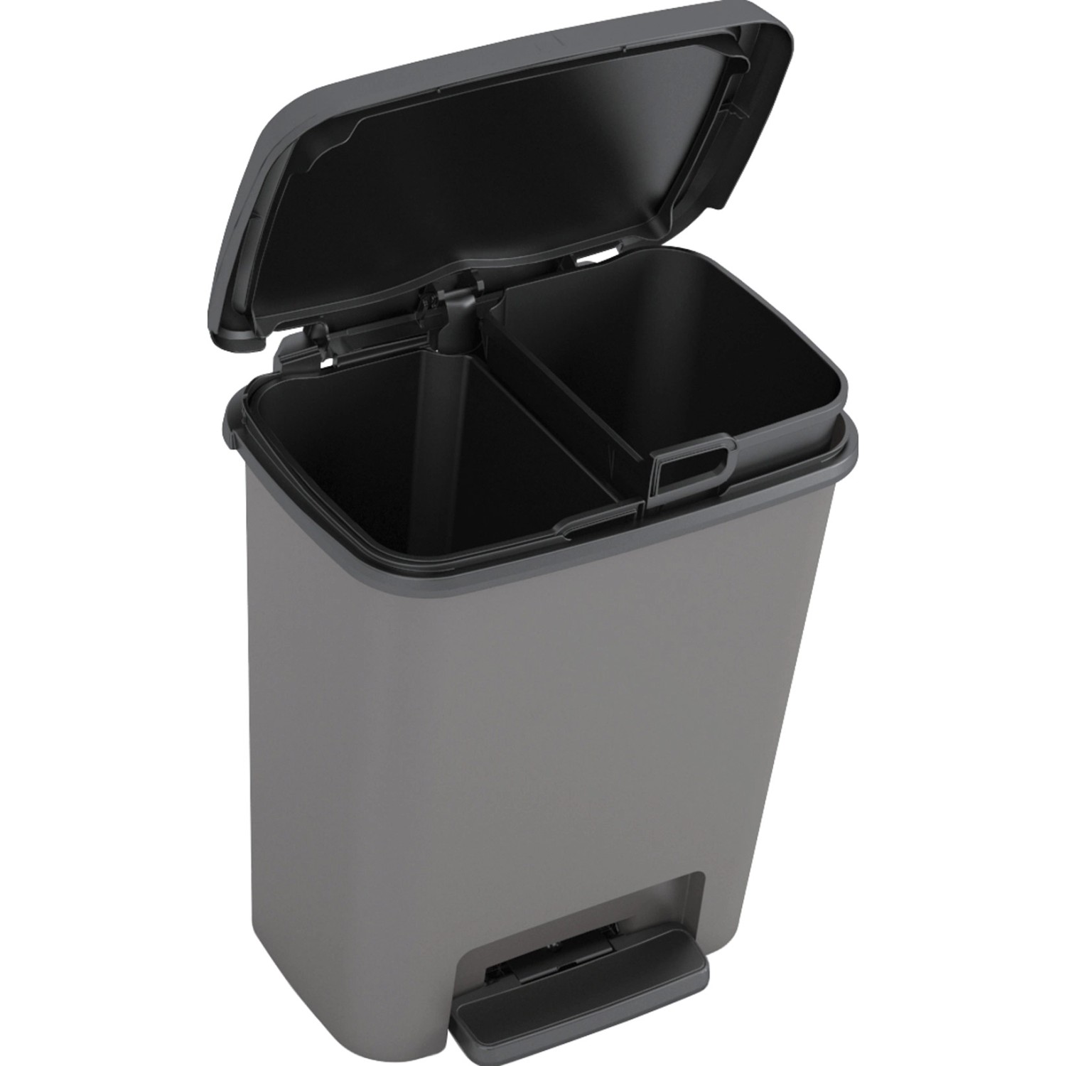 Tret-Mülleimer Compatta mit Inneneimern 2 x 11 l
