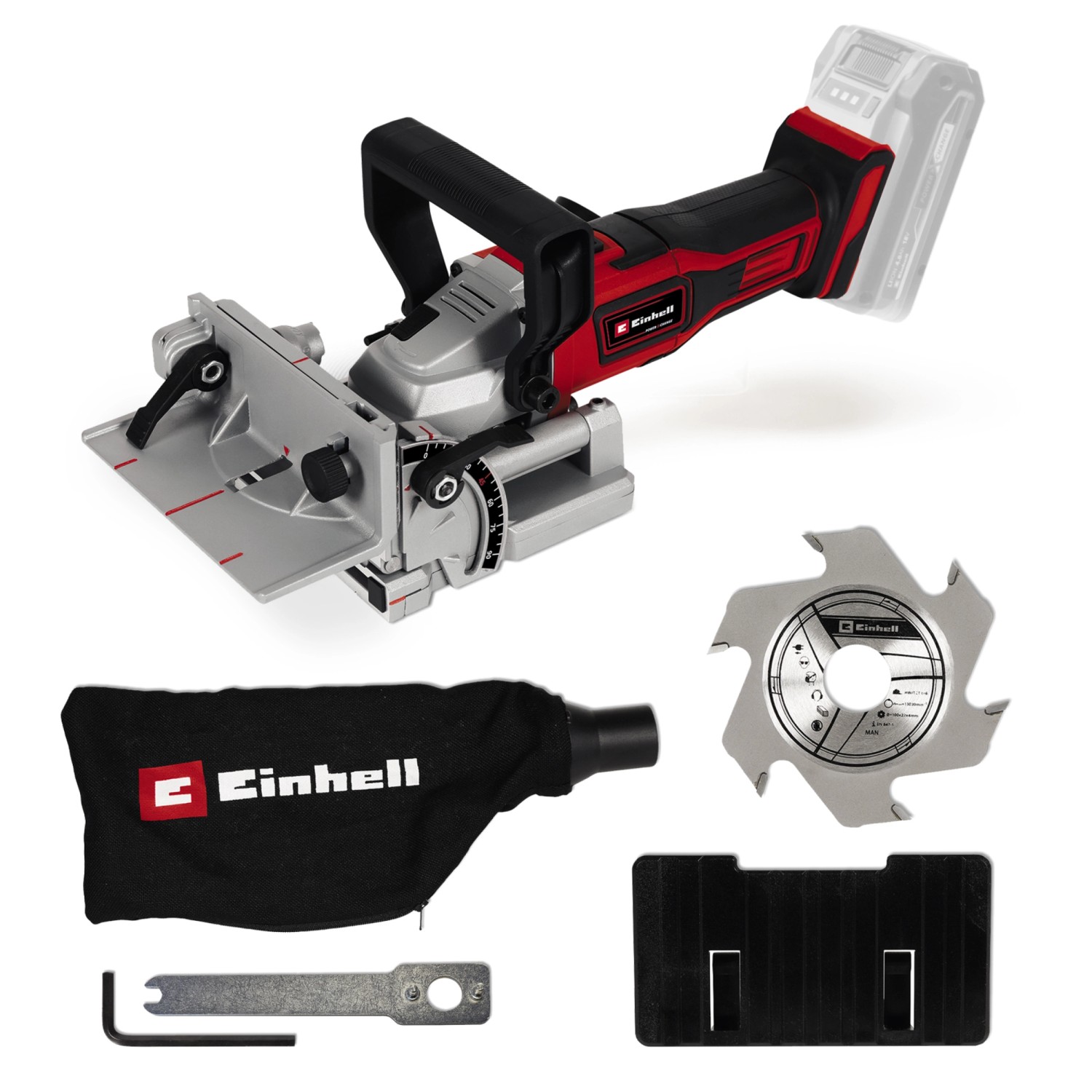 Einhell Power X-Change Akku-Flachdübelfräse TE-BJ 18 Li Solo