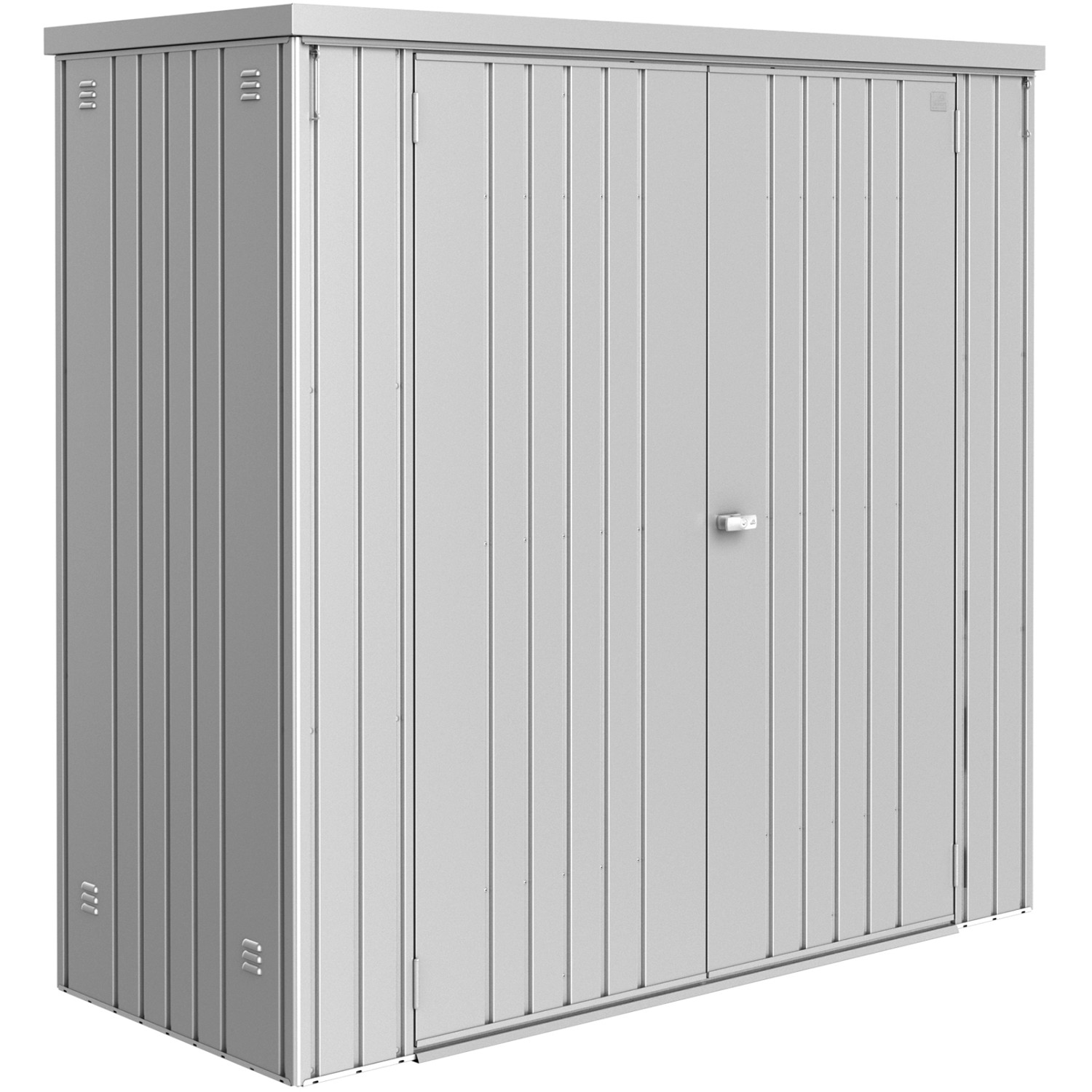 Biohort Geräteschrank 177 cm x 186 cm x 78 cm Silber-Metallic