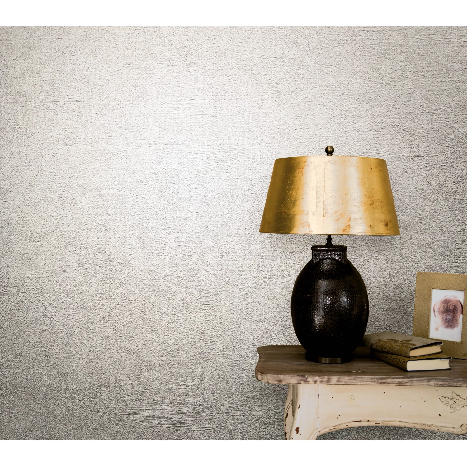 Marburg Vliestapete Vintage Deluxe Roststruktur Grau-Beige FSC®