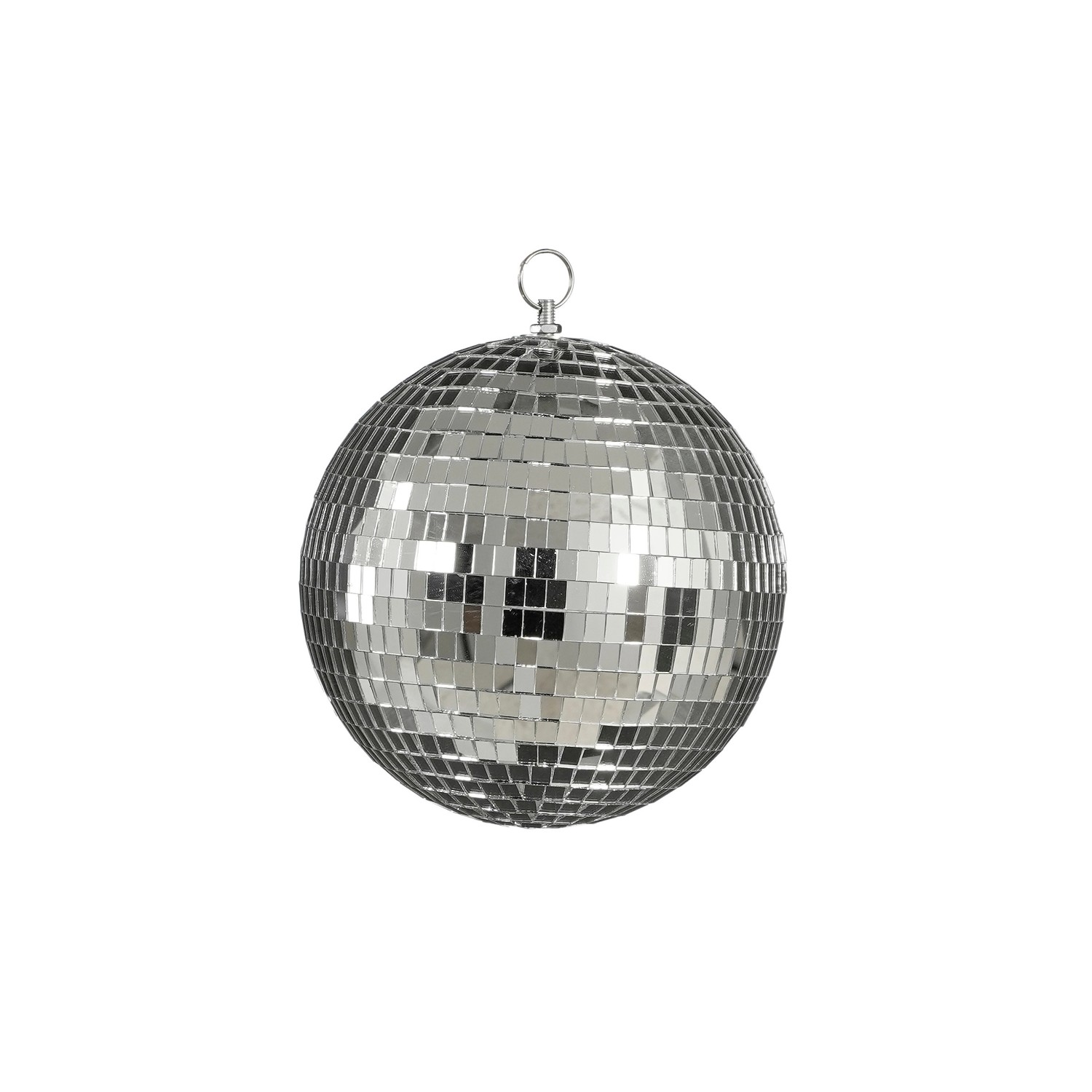 Mica Decorations Ornament Spiegel Kugel Ø 20 cm Silber