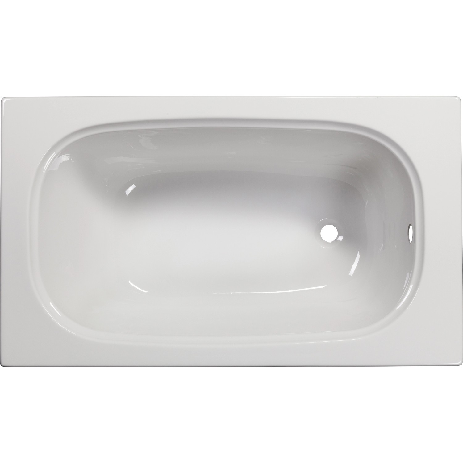 Sanoacryl Badewanne Linea 120 cm x 70 cm Weiß