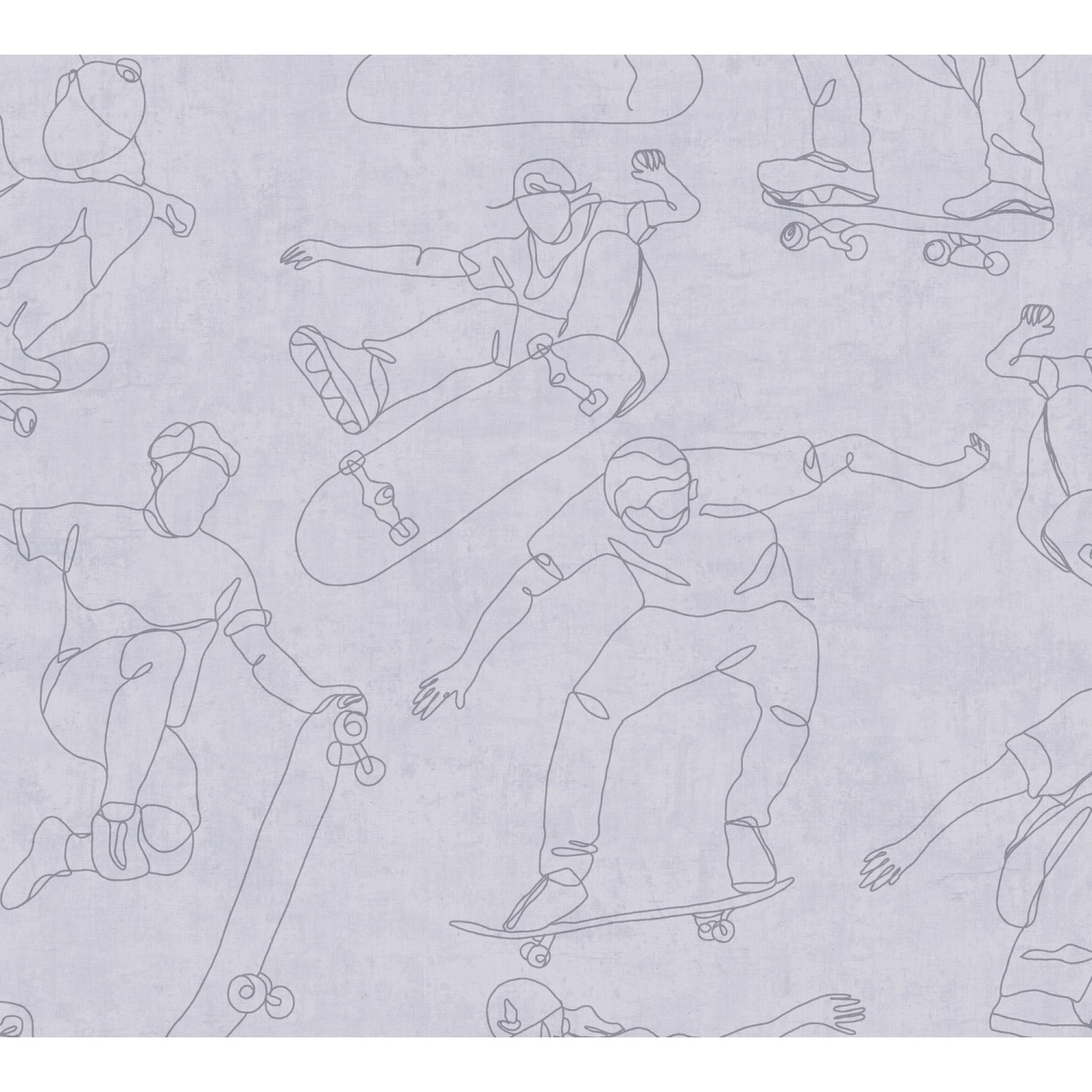 A.S. Creation Vliestapete Skateboard 10,05 m x 0,53 m Grau FSC®