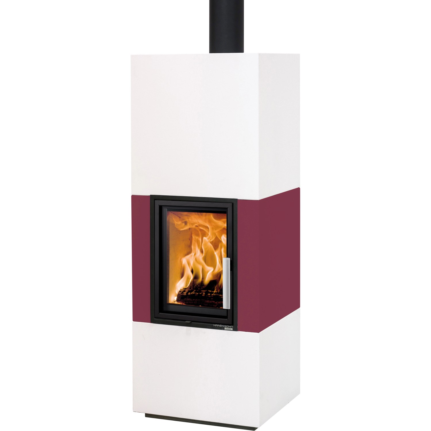 Haas+Sohn Dachstein Kaminofen Wärmespeicherbeton Weiß 7 kW