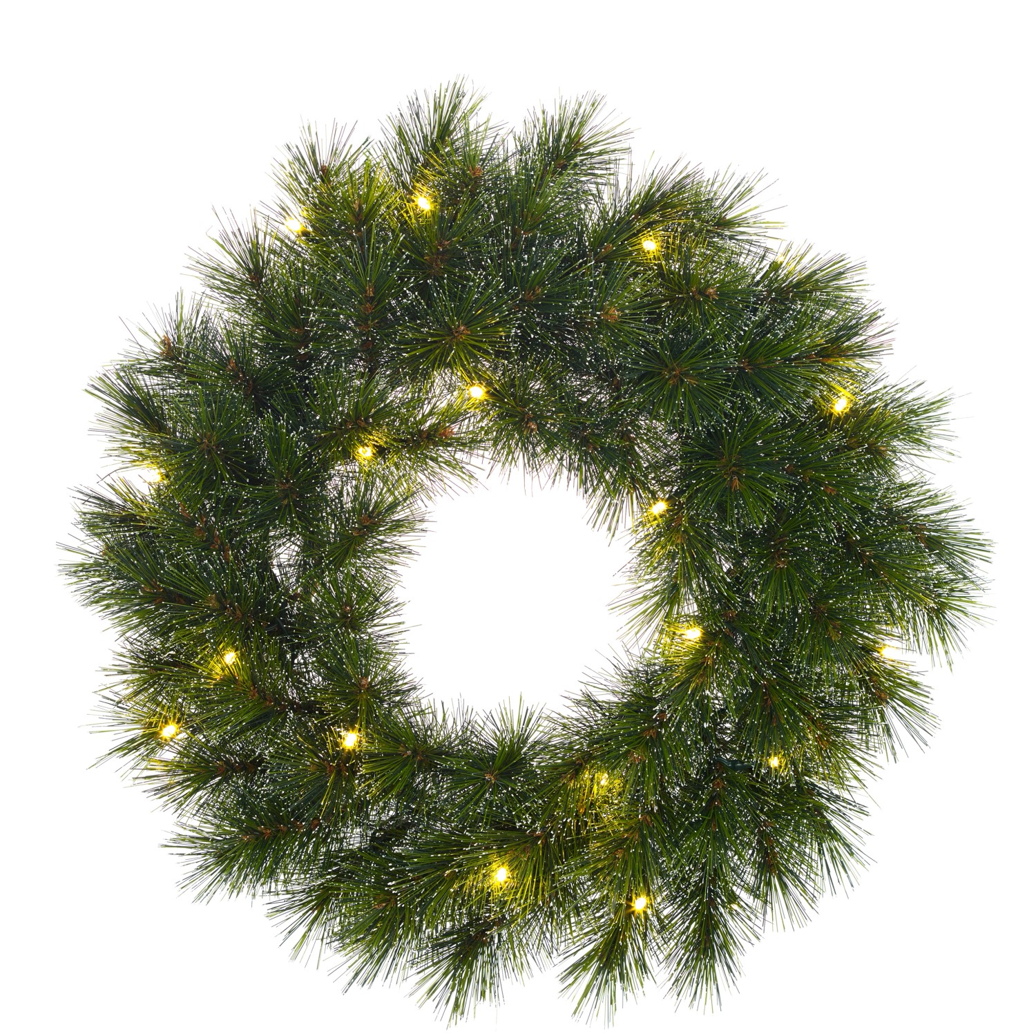 Black Box Trees Weihnachtskranz Glendon mit LED-Beleuchtung Ø 60 cm Grün