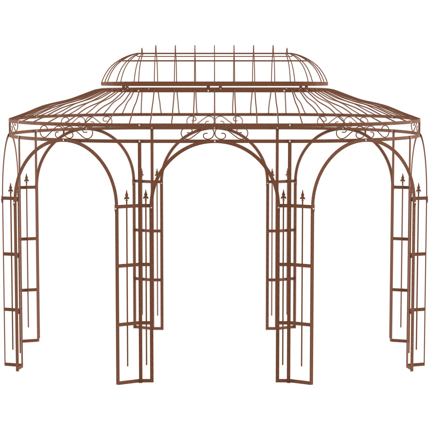 Eleo Pavillon Metall Verona Unbeschichtet