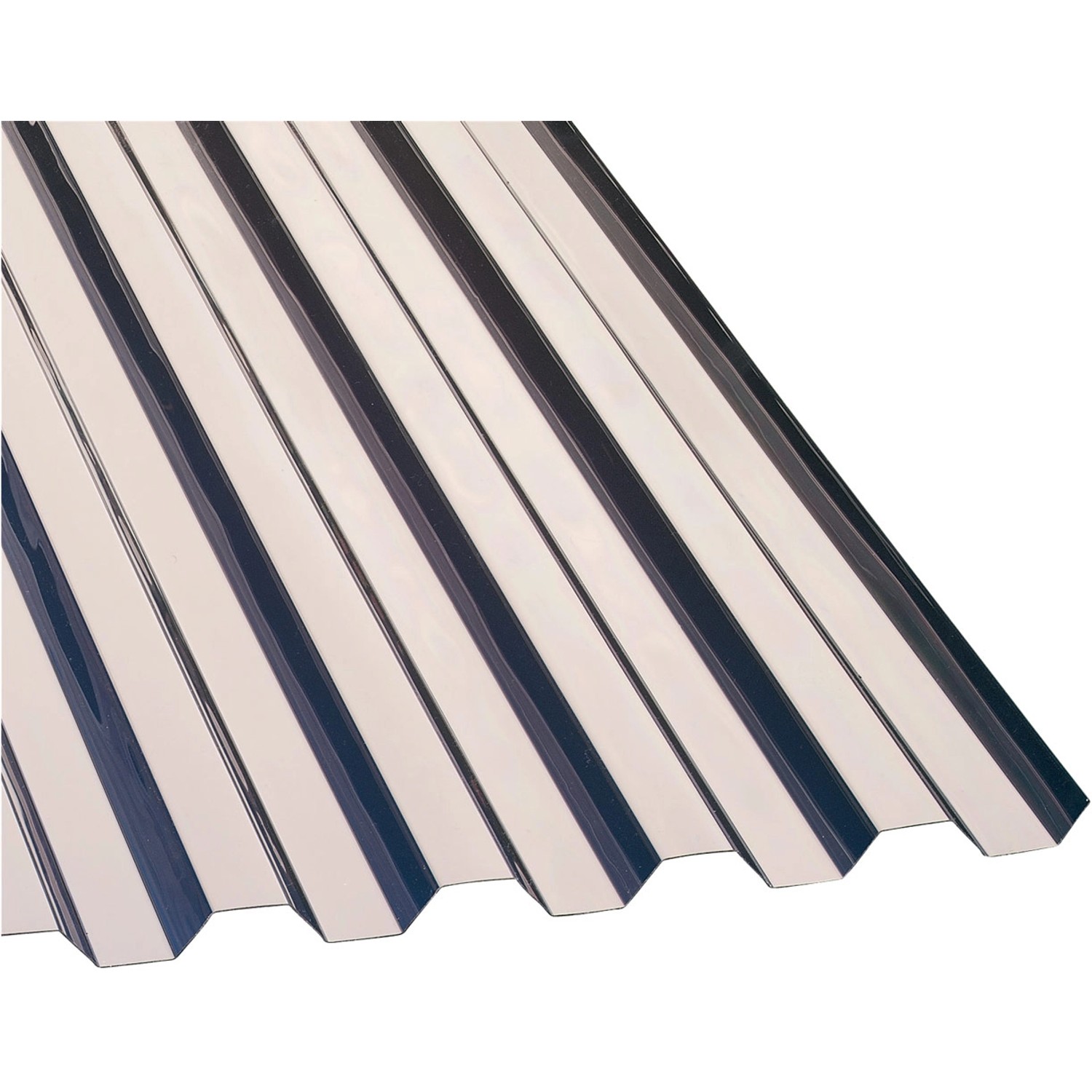 PVC-Trapezplatte 0,8 mm 70/18 Bronze 2500 mm x 1090 mm