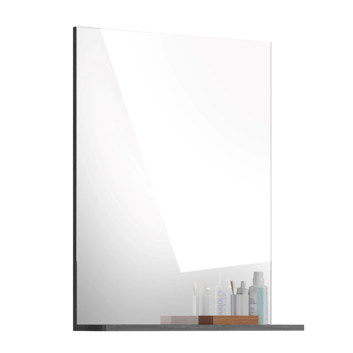 Spiegel 60 cm x 79 cm x 18 cm Rauchsilber