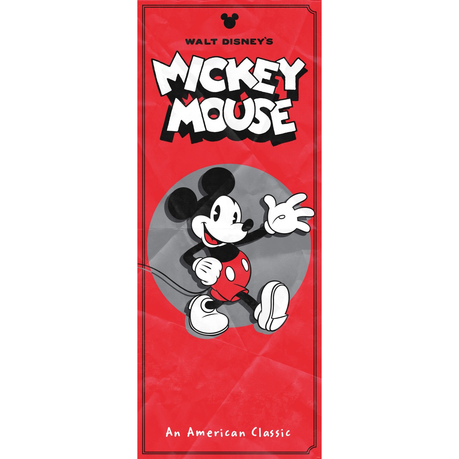 Komar Fototapete Vlies Mickey - American Classic 100 x 250 cm